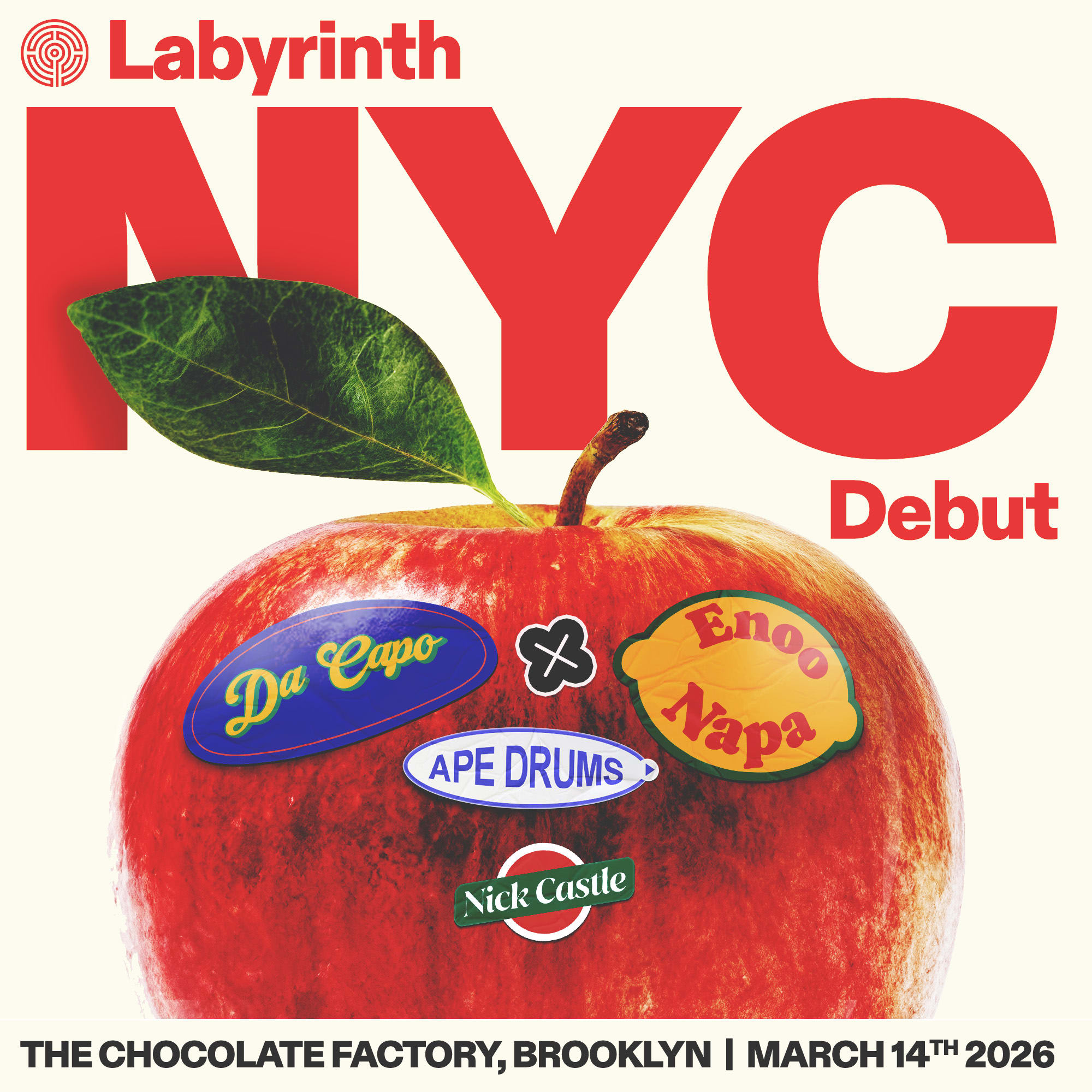Labyrinth Nyc Debut: Da Capo X Enoo Napa, Ape Drums, Nick Castle 