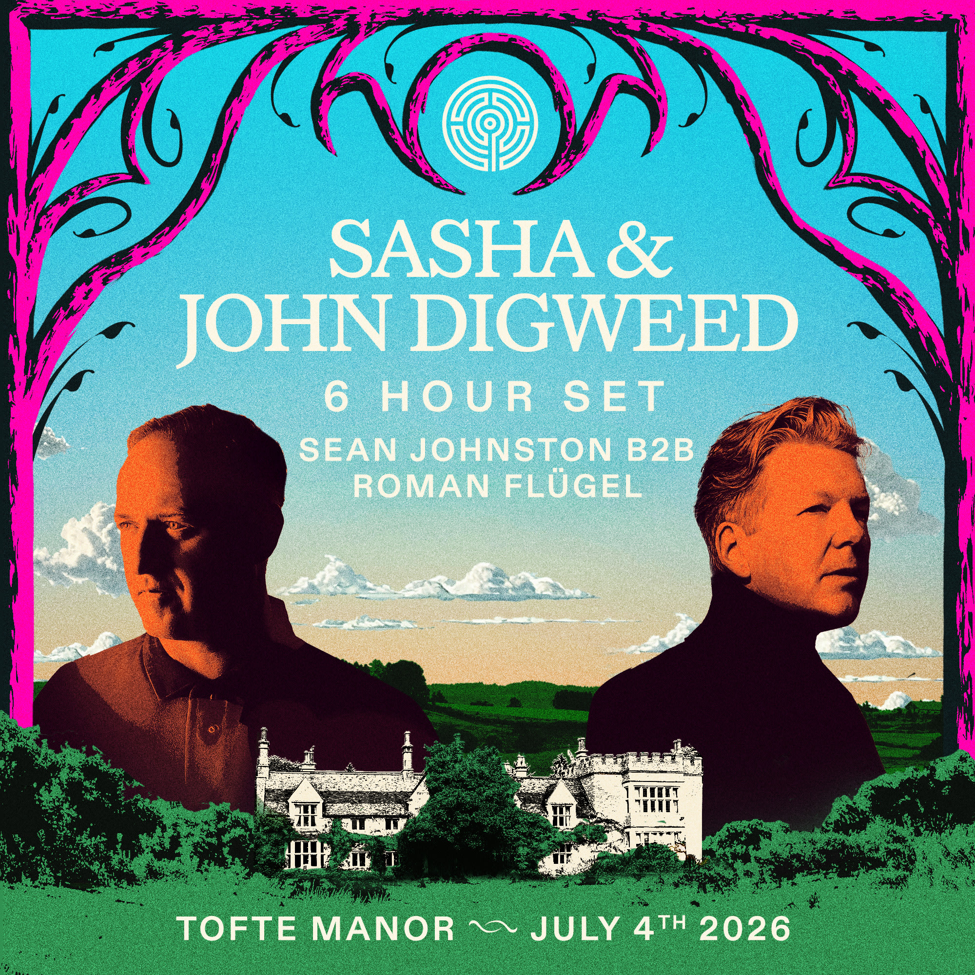 Labyrinth Open Air: Sasha & John Digweed (6 Hour Set), Sean Johnston & Roman Flugel
