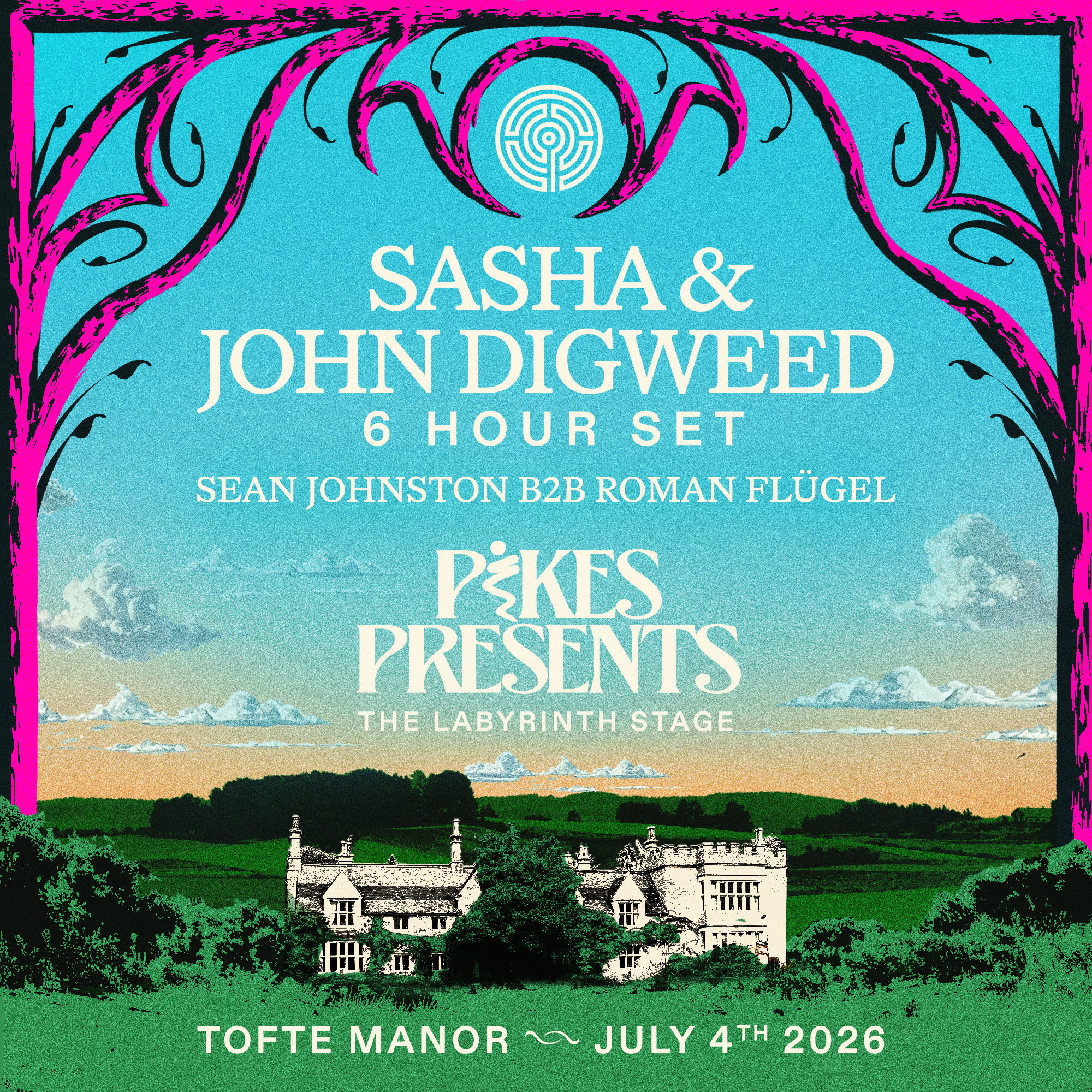 Labyrinth Open Air: Sasha & John Digweed (6 Hour Set) & Pikes Presents