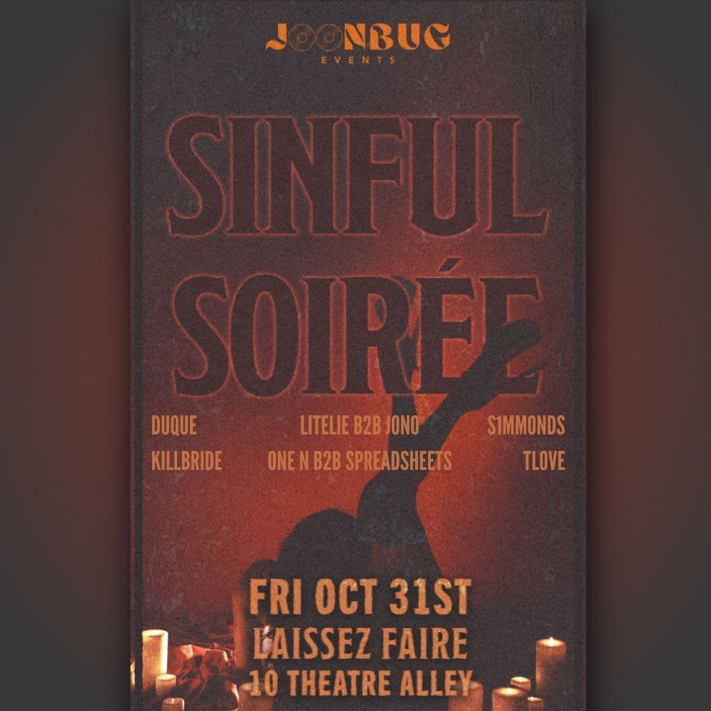Laissez Faire's Sinful Soiree Halloween Night 10/31