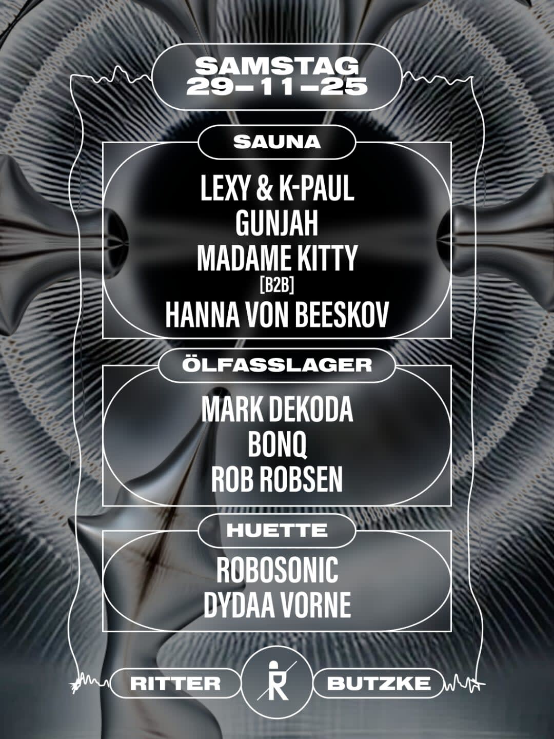 Lexy & K-Paul, Mark Dekoda, Robosonic, Gunjah, Bonq,