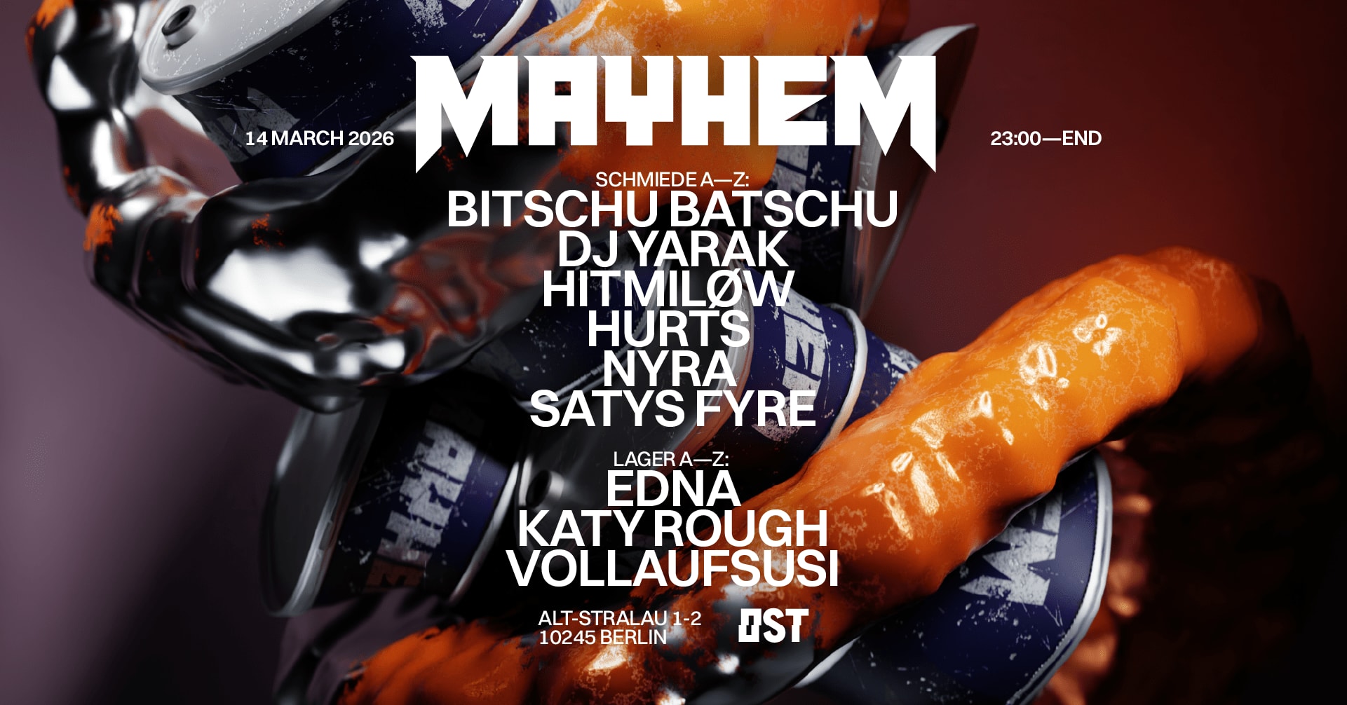 Mayhem X Ost W. Hitmiløw, Bitschu Batschu, Dj Yarak