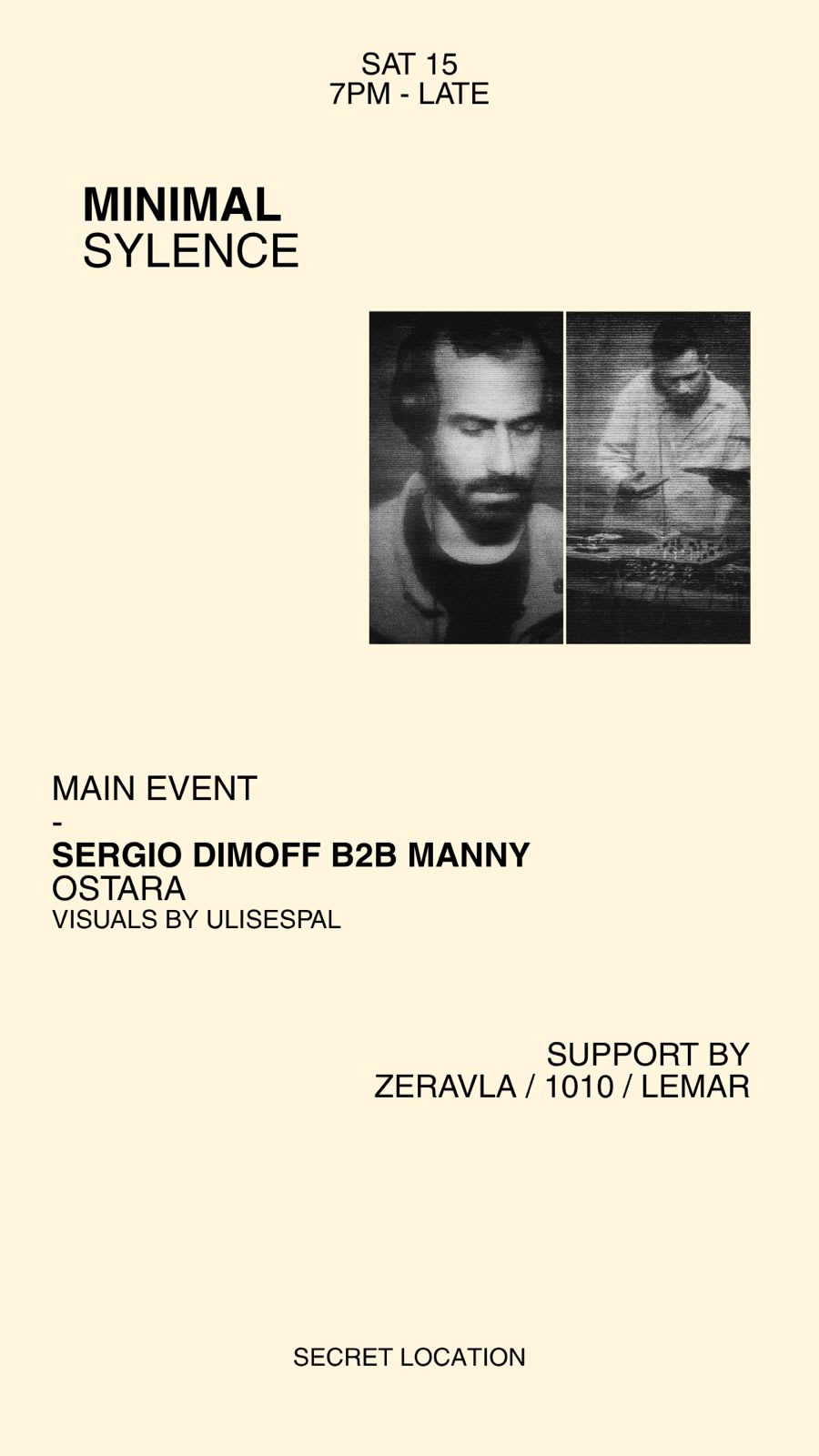 Minimal - Sylence: Sergio Dimoff B2b Manny