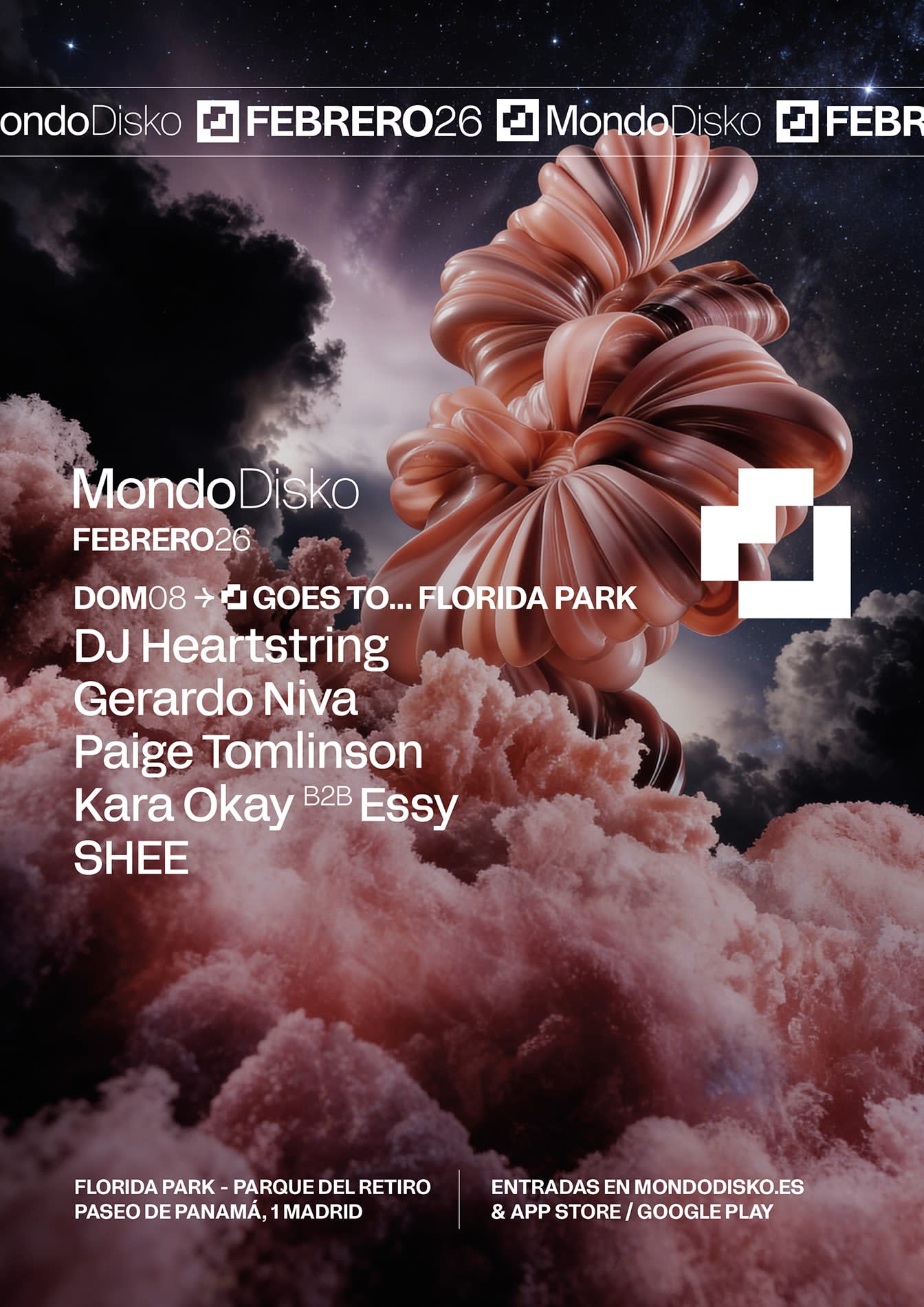 Mondo Goes To Florida: Dj Heartstring / Gerardo Niva /Paige Tomlinson /Kara Okay B2b Essy /Shee