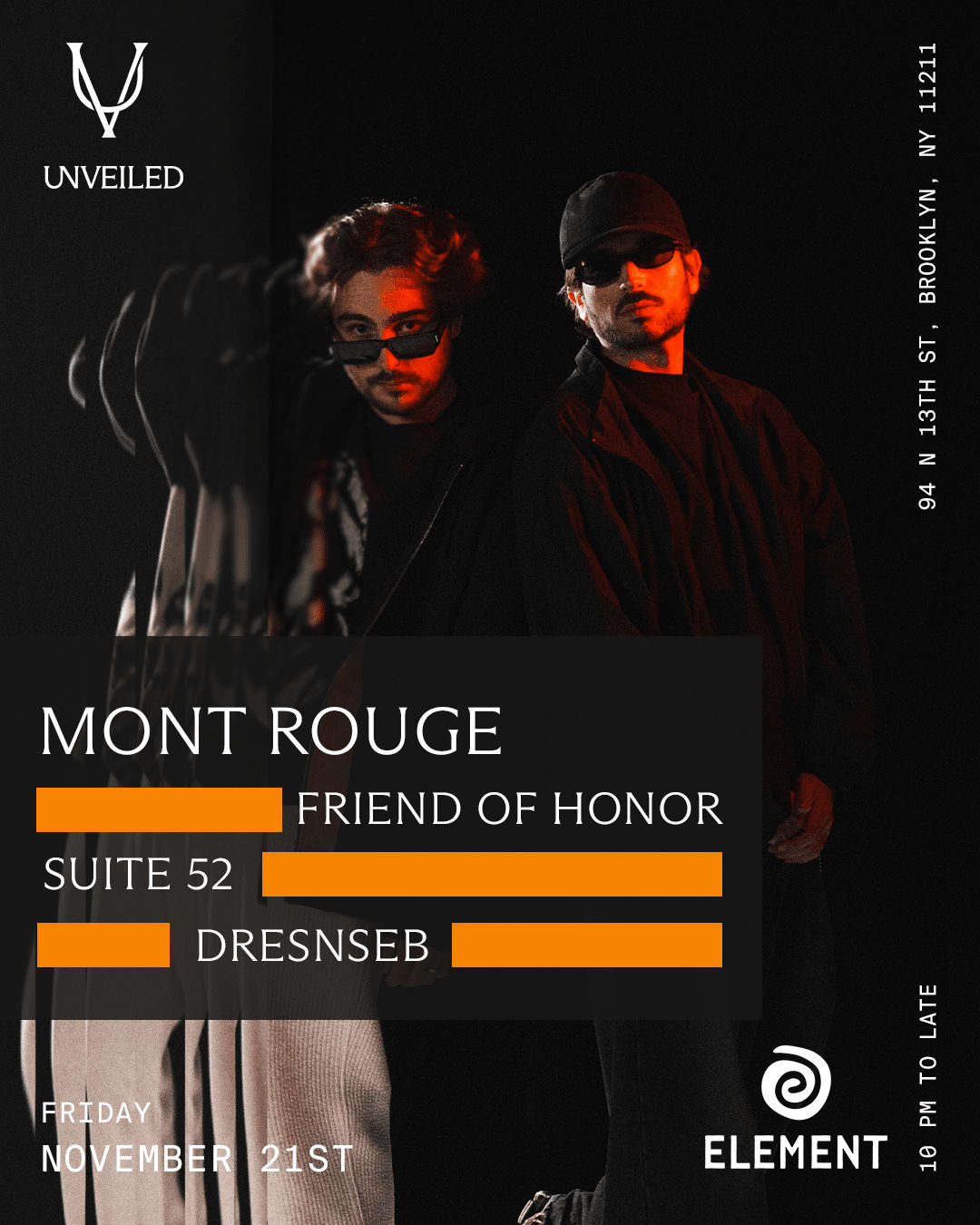 Mont Rouge: Afro Melodic Nights At Unveiled