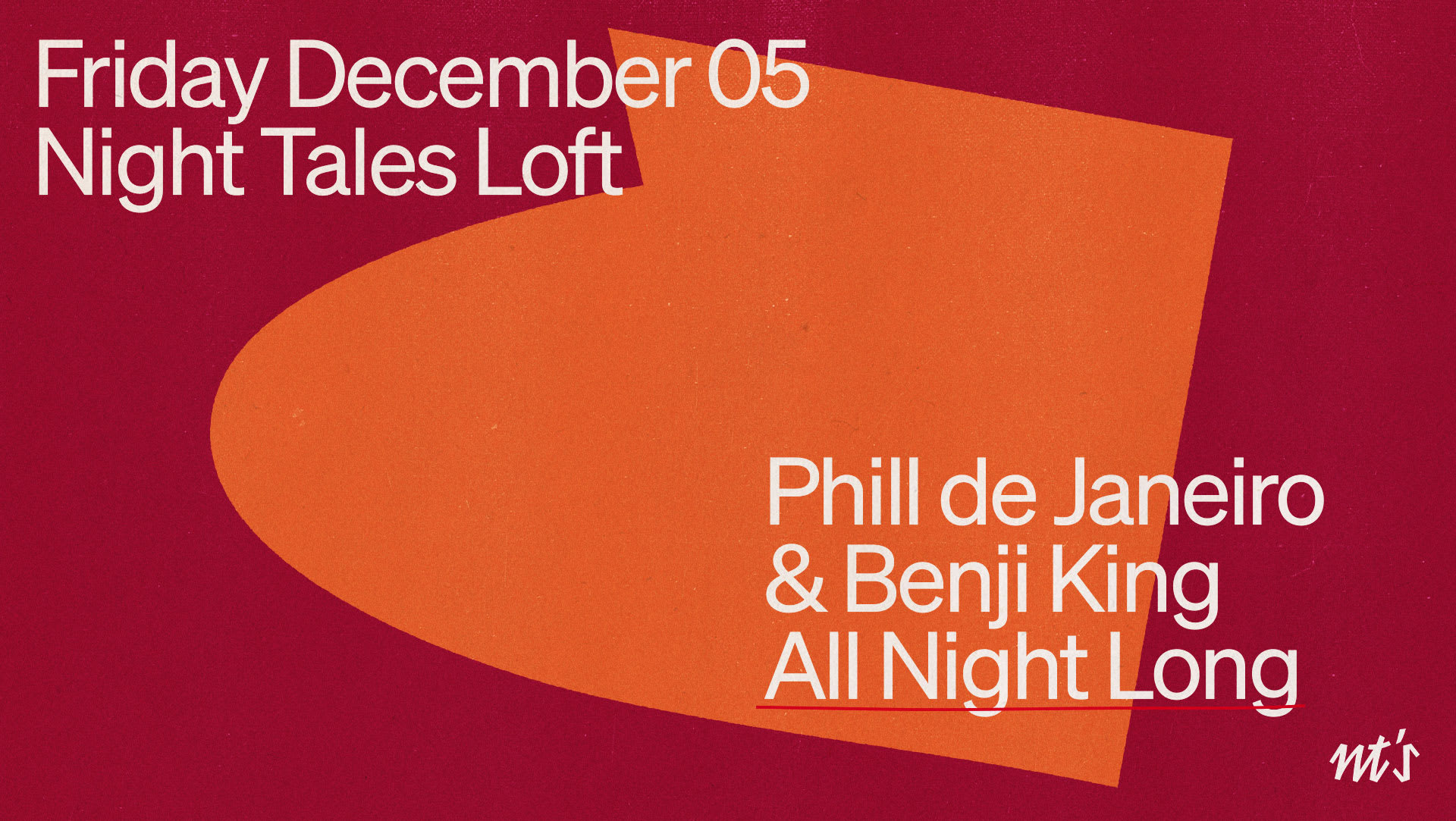 Nt's Loft: Phill De Janeiro & Benji King [All Night Long]