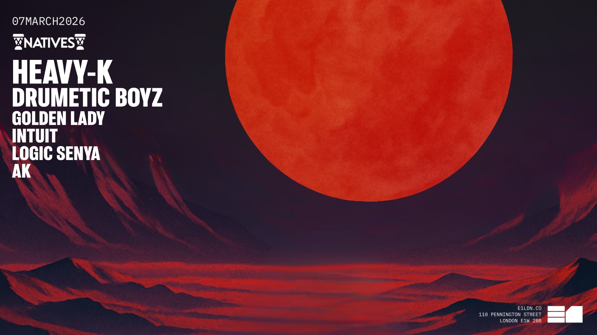 Natives: Heavy K & Drumetic Boyz [Uk Debut]