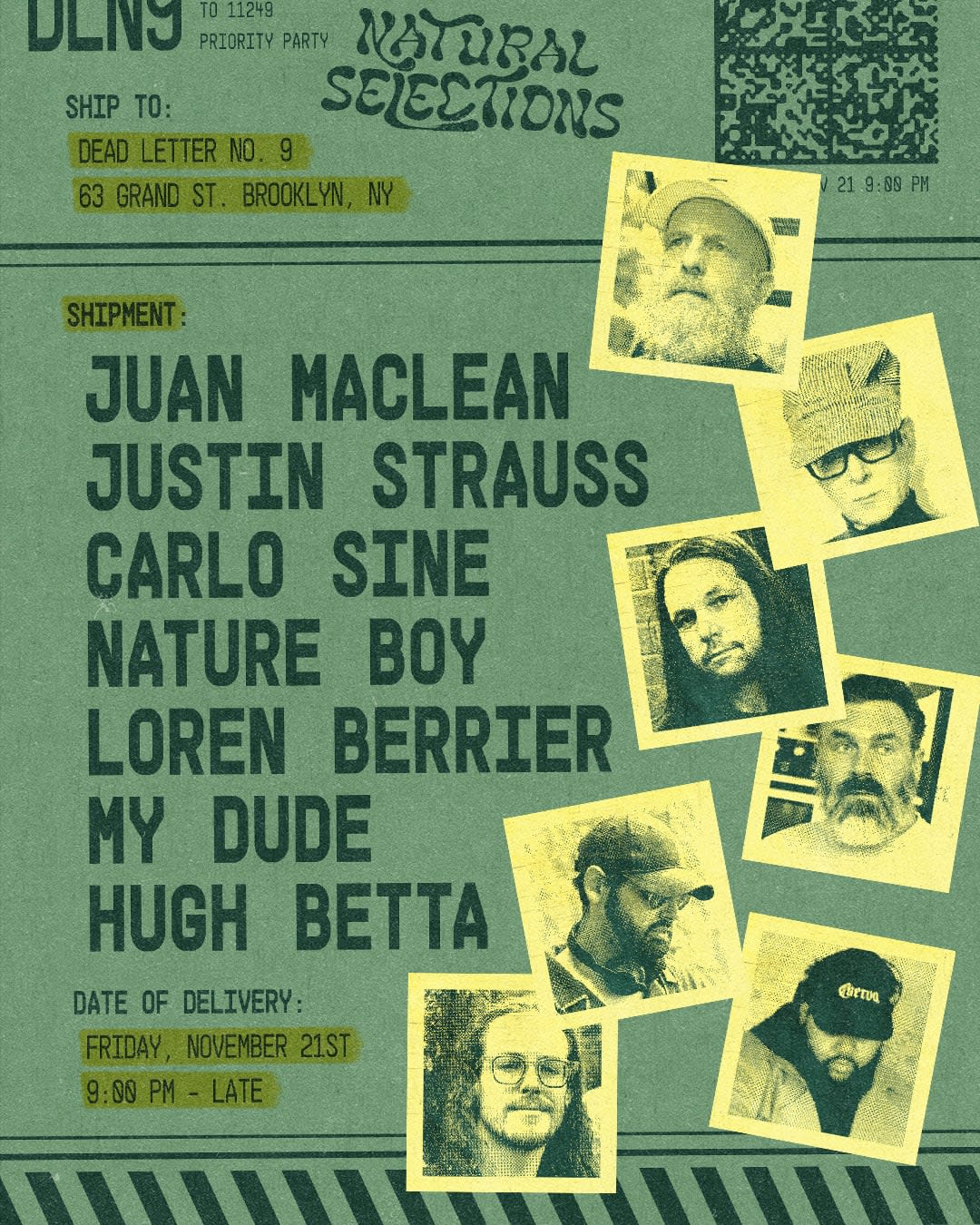 Natural Selections Presents: Juan Maclean, Justin Strauss, Nature Boy, My Dude + Hugh Betta