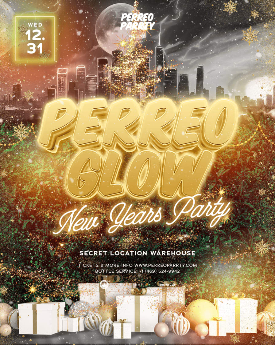 New Years Eve 2026 Secret Warehouse - Perreo Glow - 18