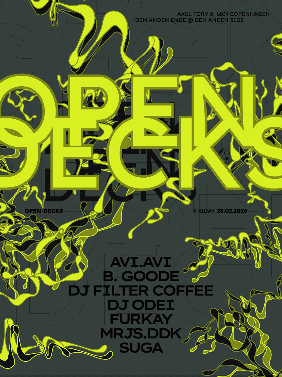 Open Decks At Den Anden Ende