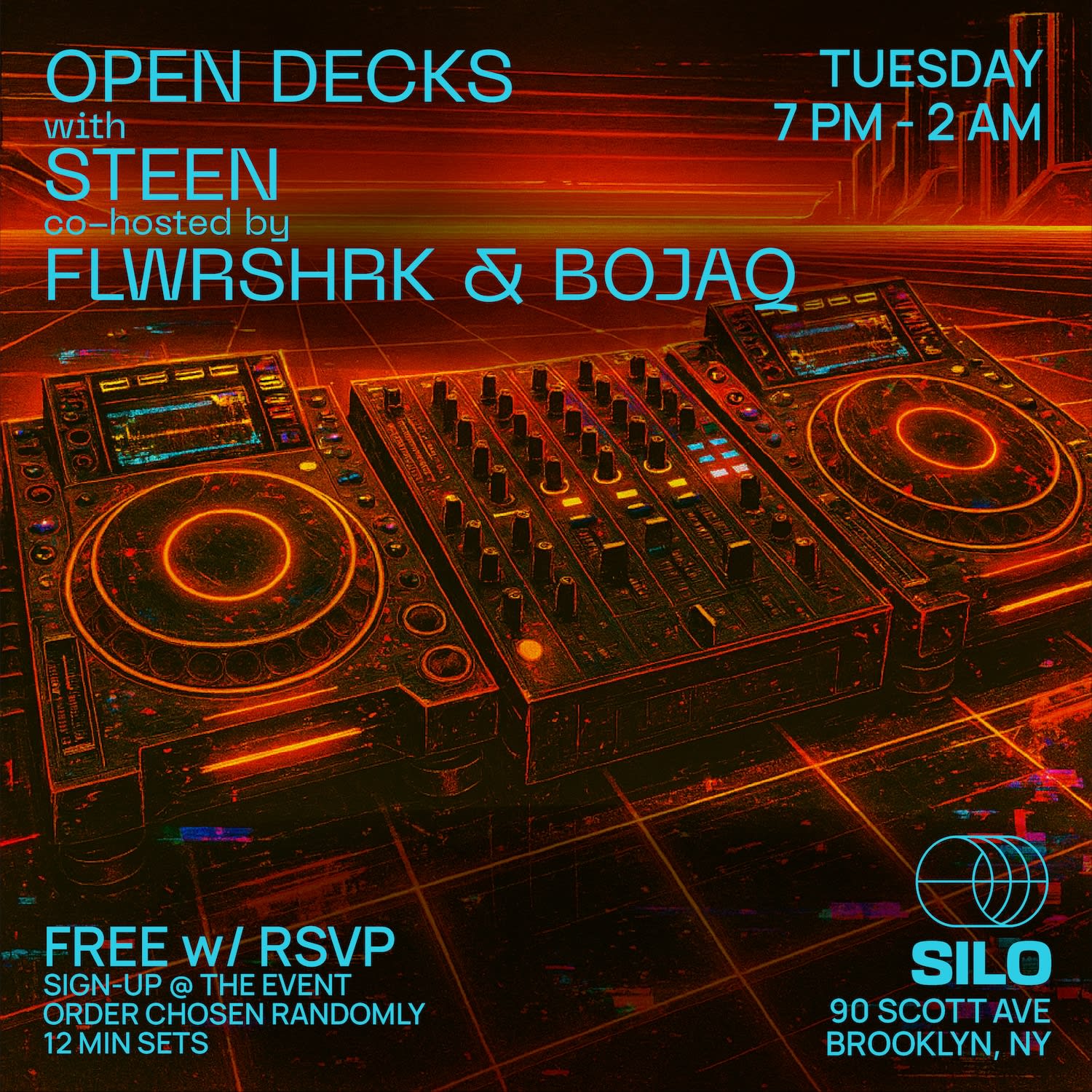 Open Decks With Steen, Flwrshrk, And Bojaq