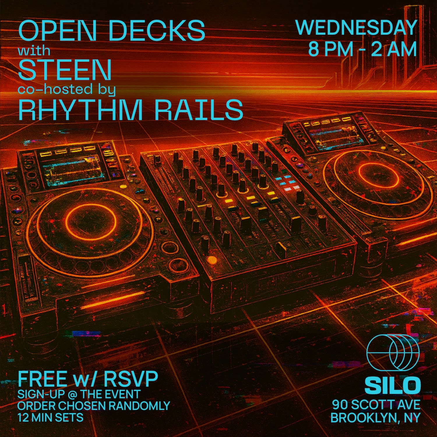 Open Decks With Steen And Rhythm Rails