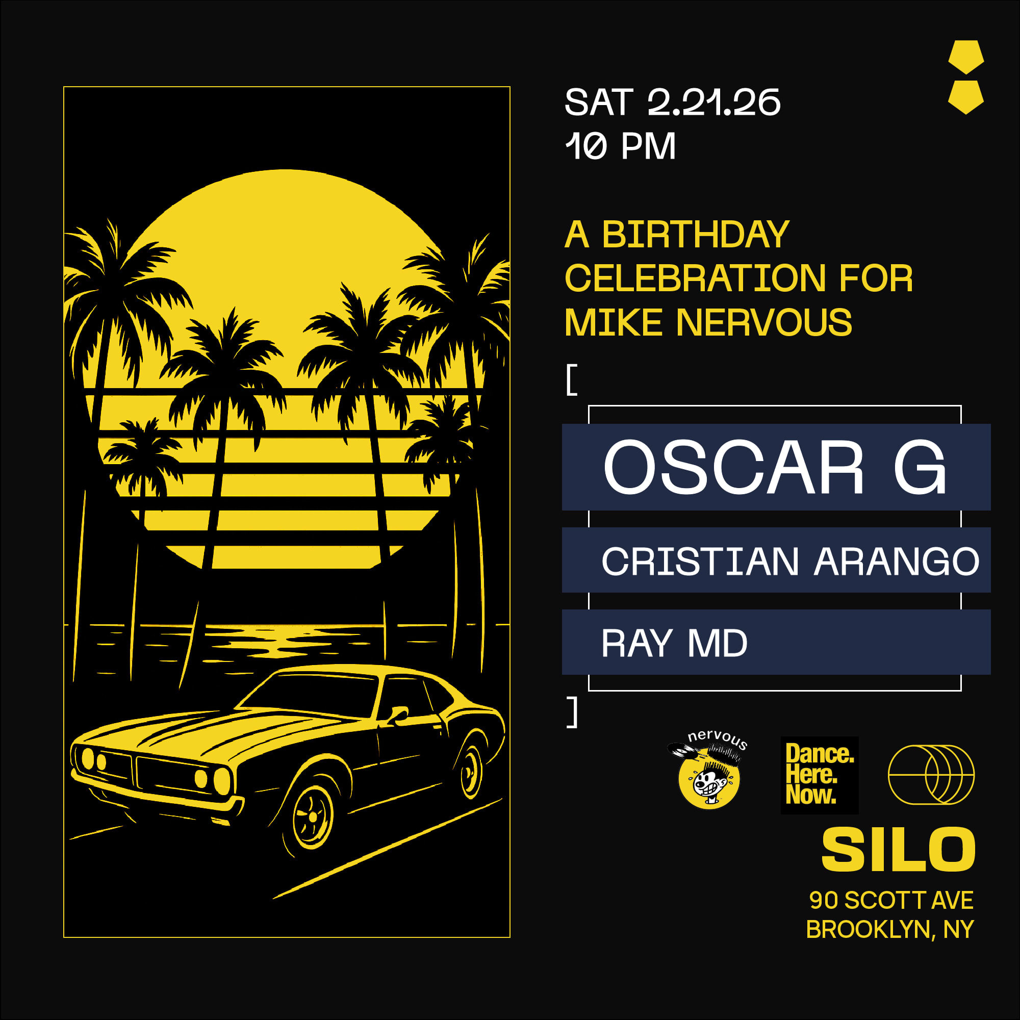 Oscar G, Cristian Arango, Ray MD - Mike Nervous's Birthday