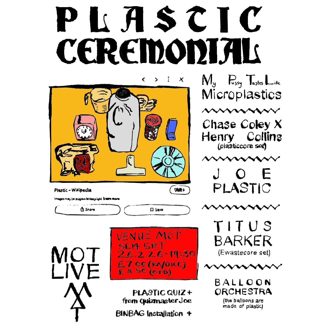 Plastic Ceremonial: Mptl Microplastics / Chase Coley X Henry Collins / Joe Plastic
