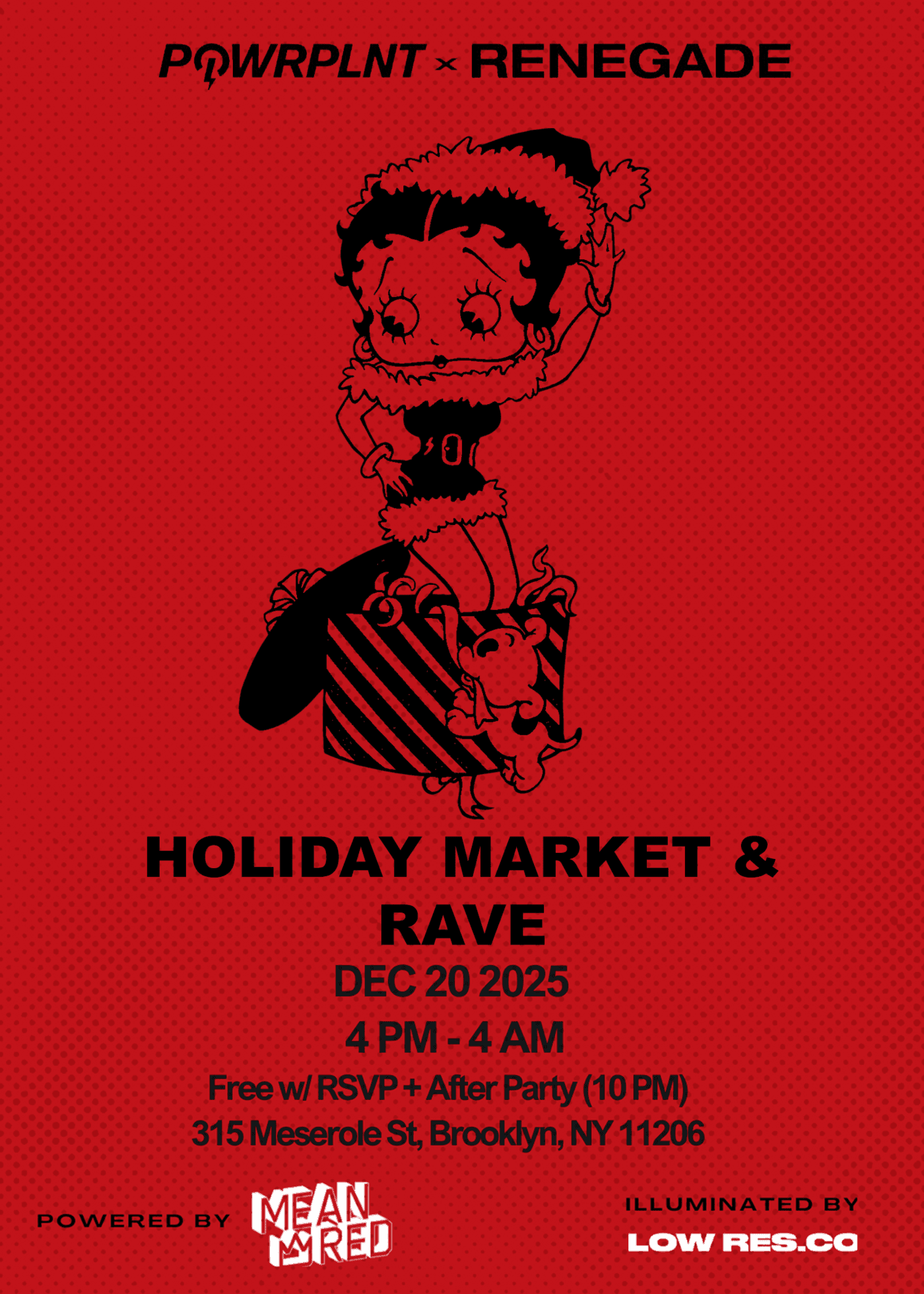 Powrplnt X Renegade: Holiday Market & Rave