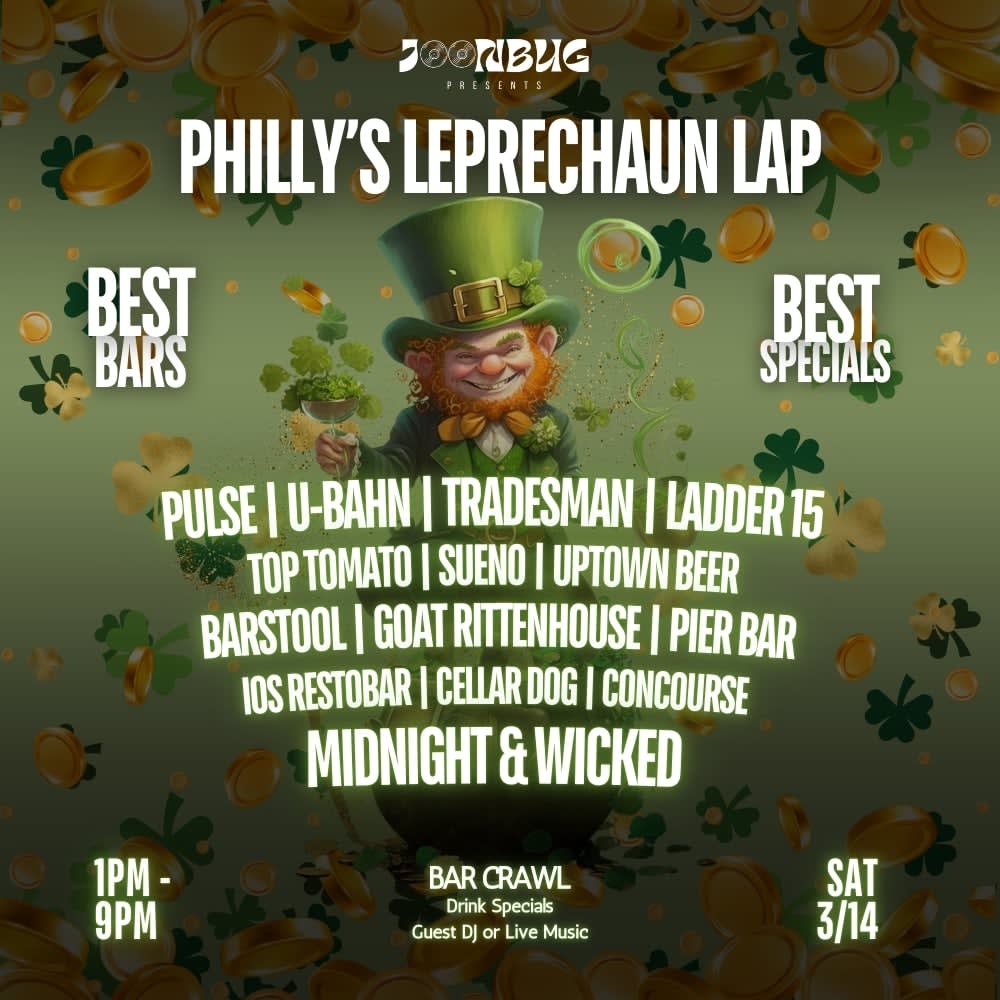 Philly St. Patrick's Bar Crawl 3-14