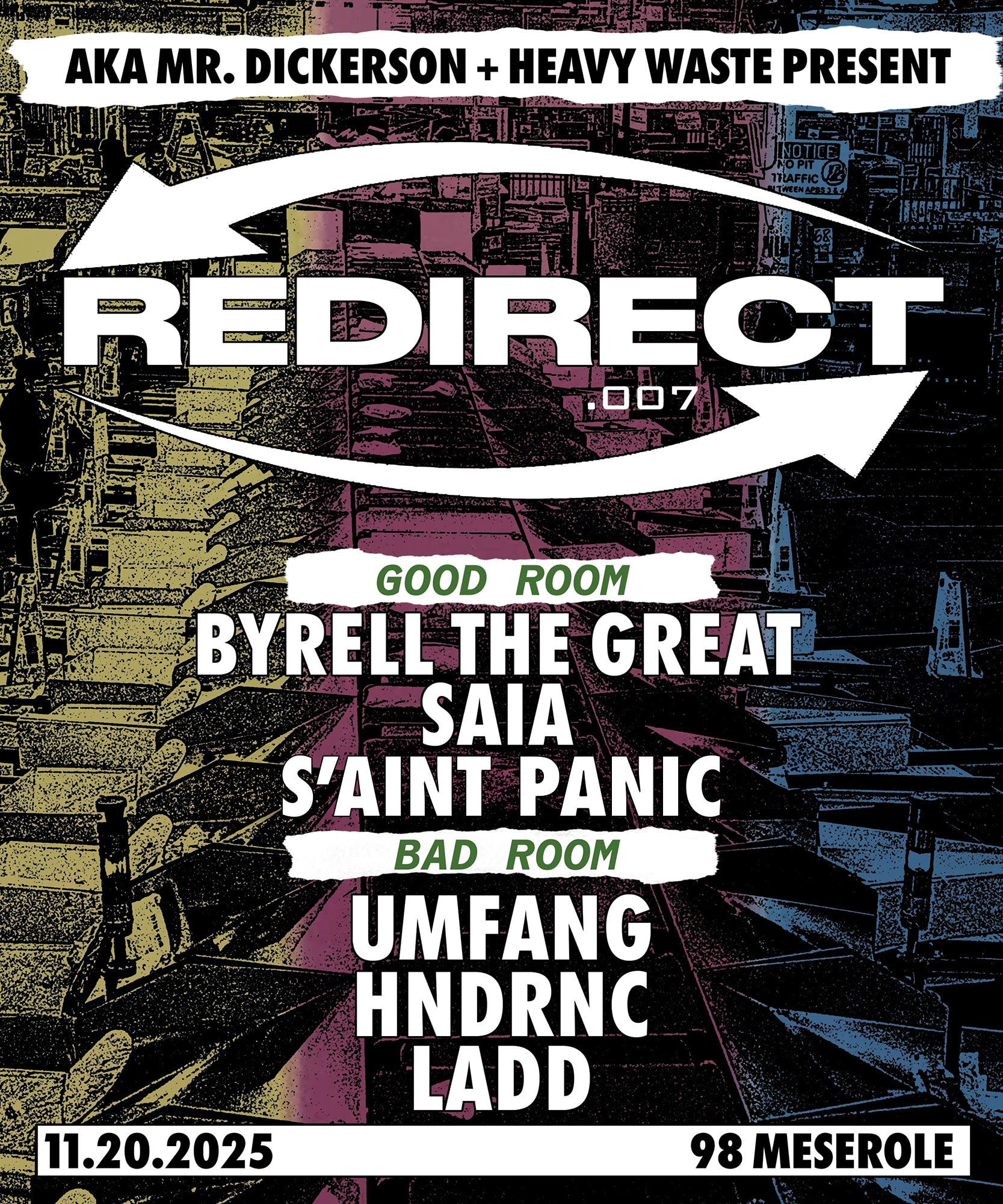 Redirect: Byrell The Great, Umfang, S'aint Panic, Saia, Hndrnc, Ladd