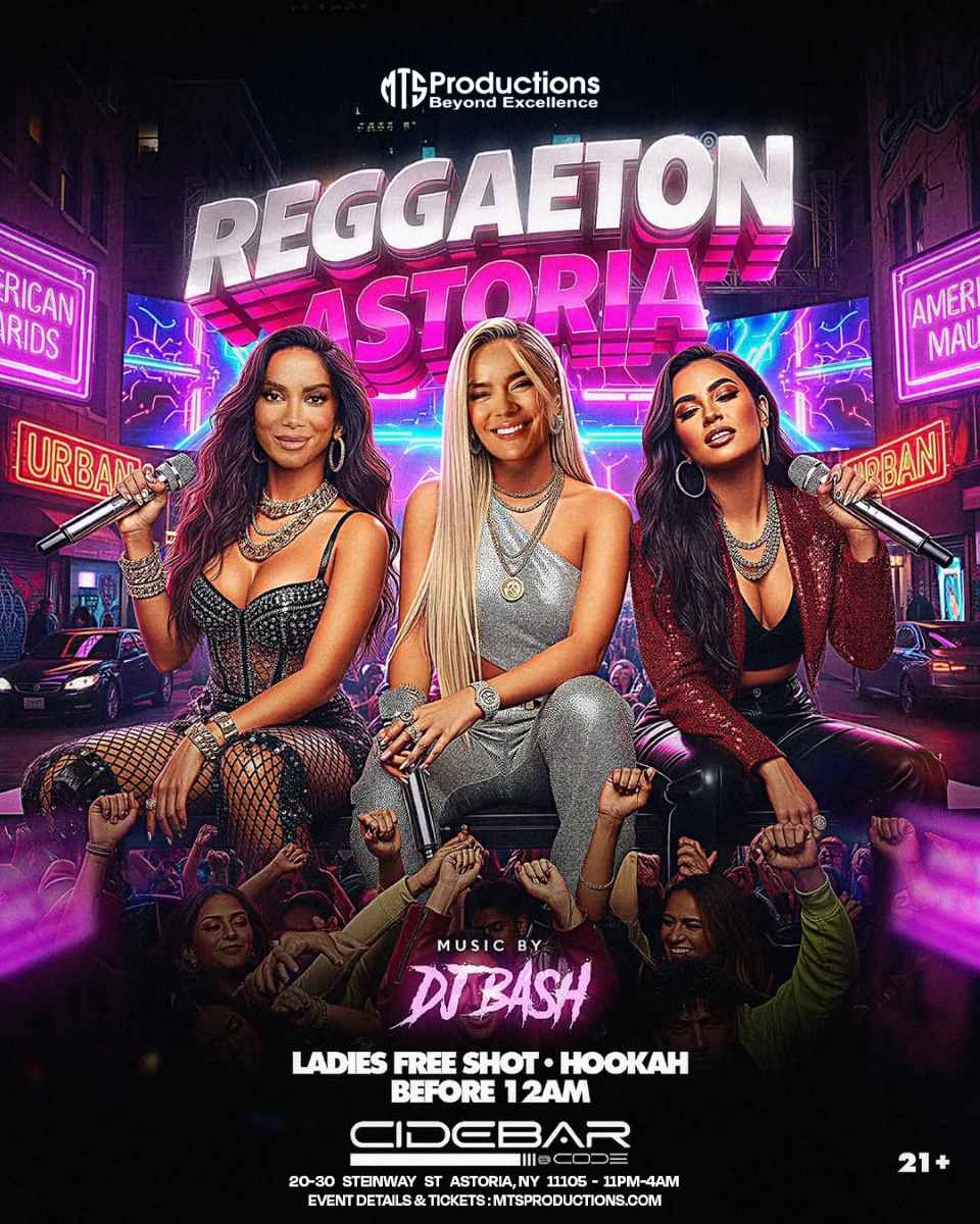 Reggaeton Astoria - Fridays At Cidebar – Nyc Dance Party