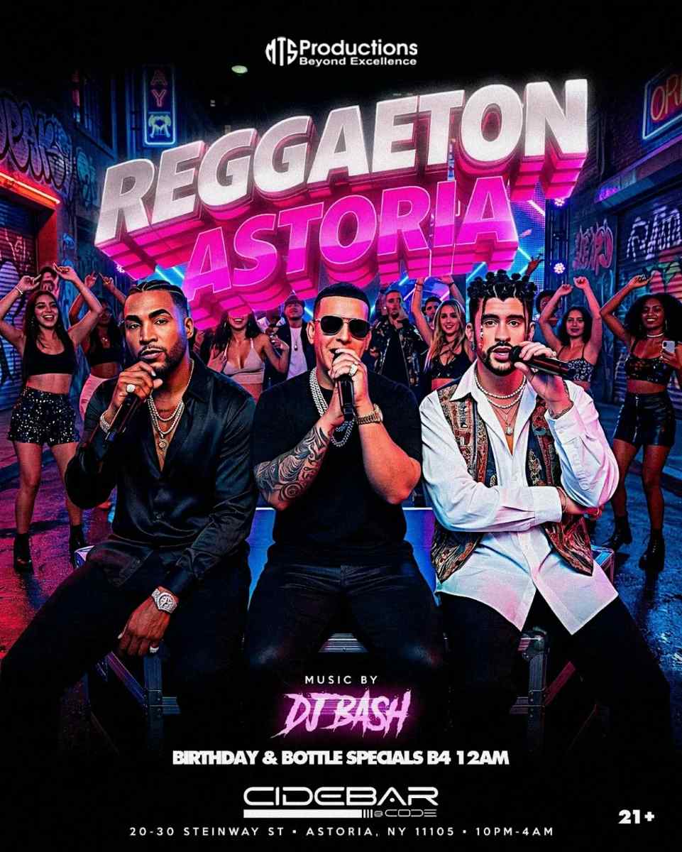 Reggaeton Astoria - Fridays At Cidebar – Nyc Dance Party