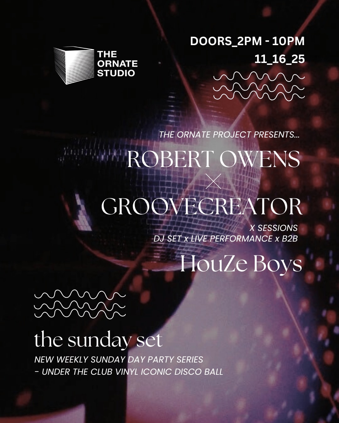 Robert Owens X Groovecreator, Houze Boys 'the Sunday Set'