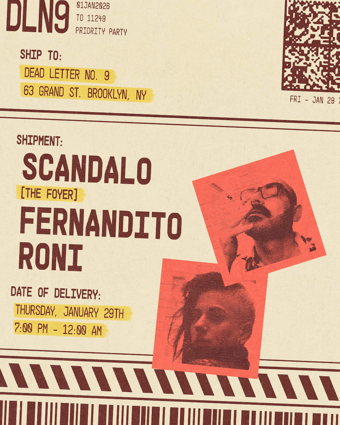 Scandalo At Dead Letter No.9: Fernandito + Roni