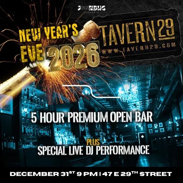 Tavern 29 Nye 2026 Party