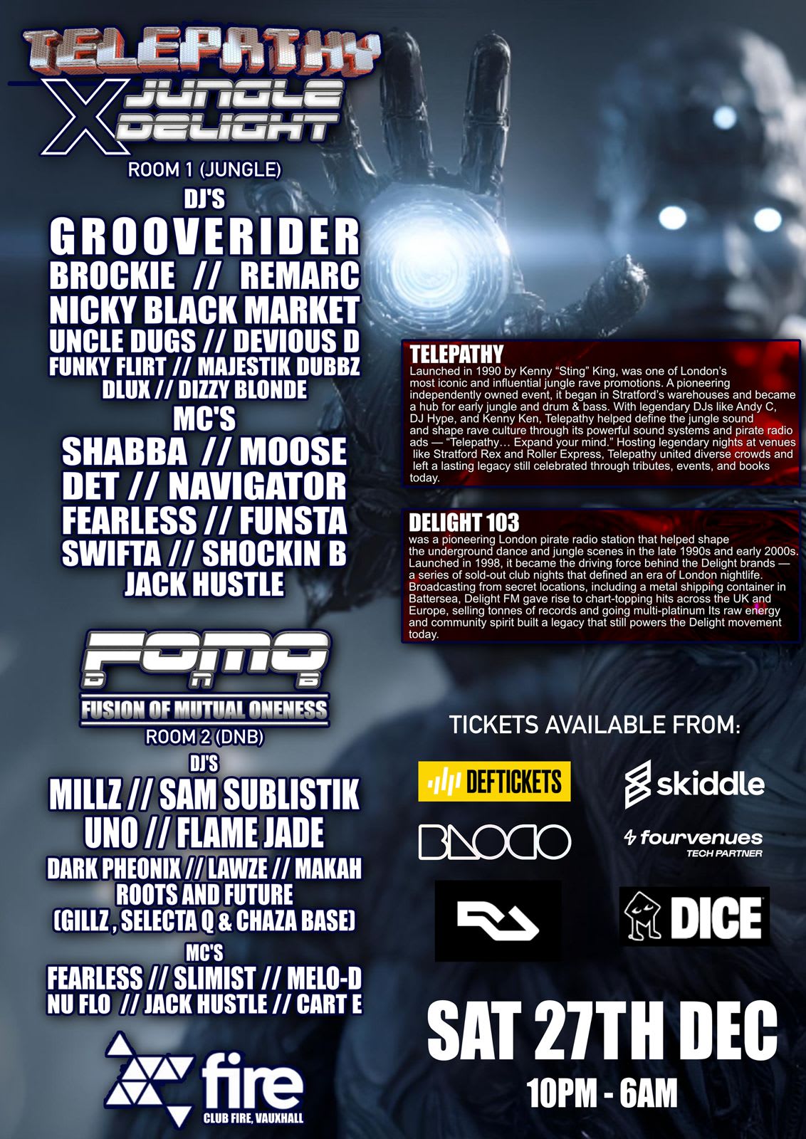 Telepathy Meets Jungle Delight & Fomo_Dnb 