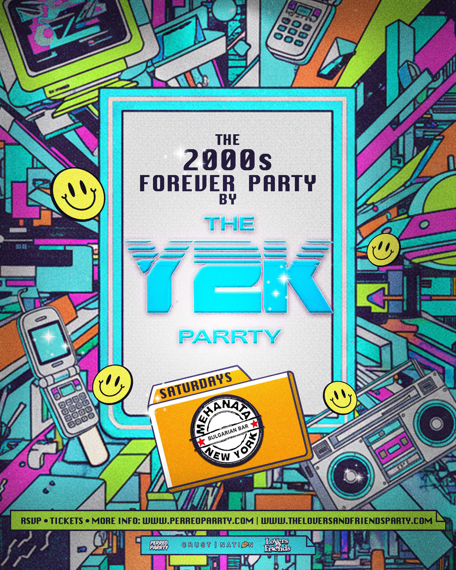 The 2000s Forever Parrty By The Y2k Parrty - Saturdays At Mehanata Nyc