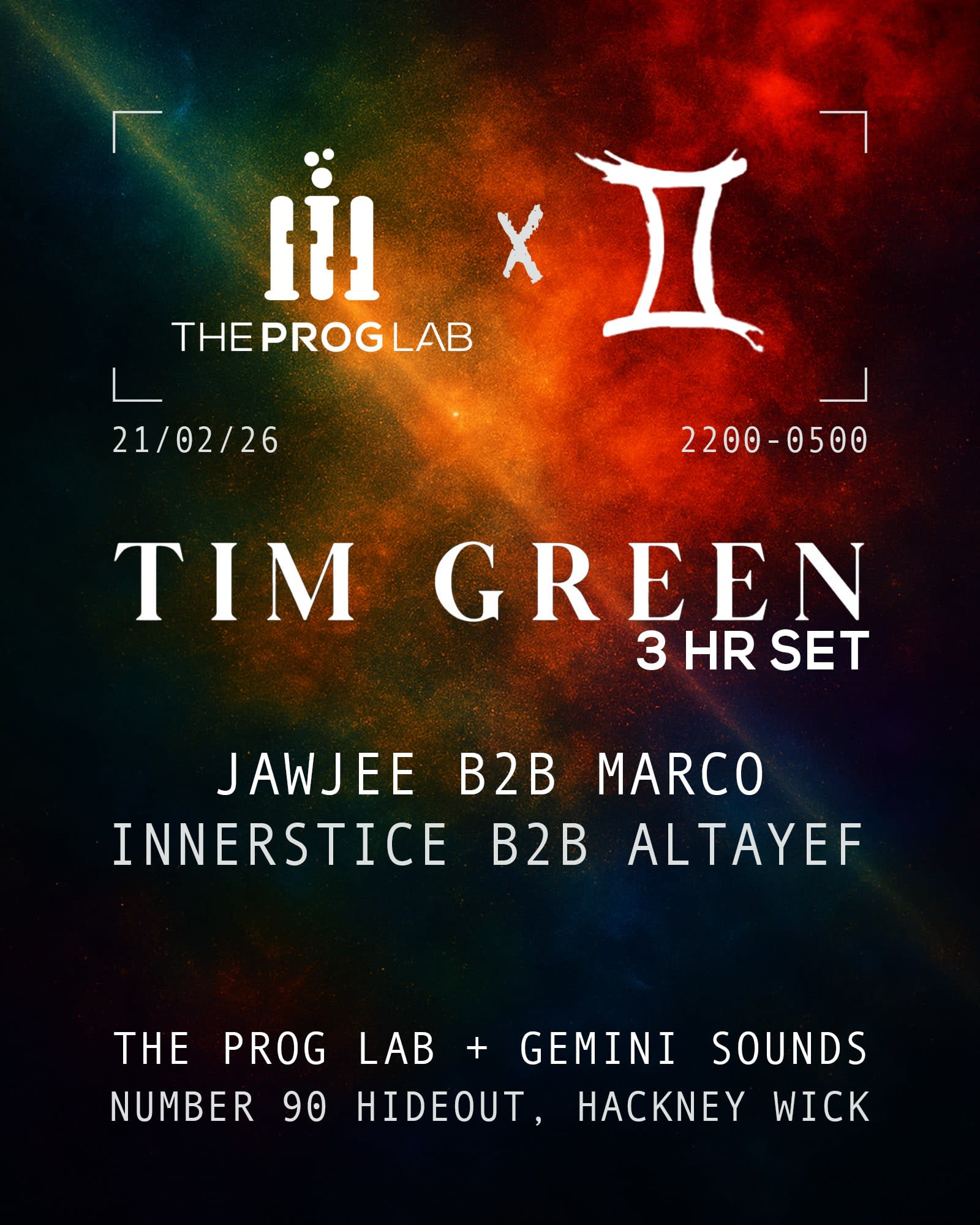 The Prog Lab X Gemini Sounds Presents Tim Green