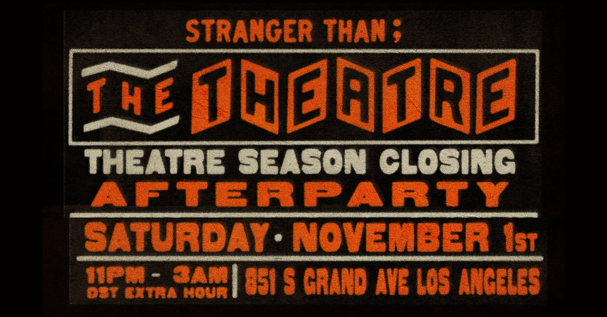 The Theatre Season Closing Party X Kaz James Official Afterparty