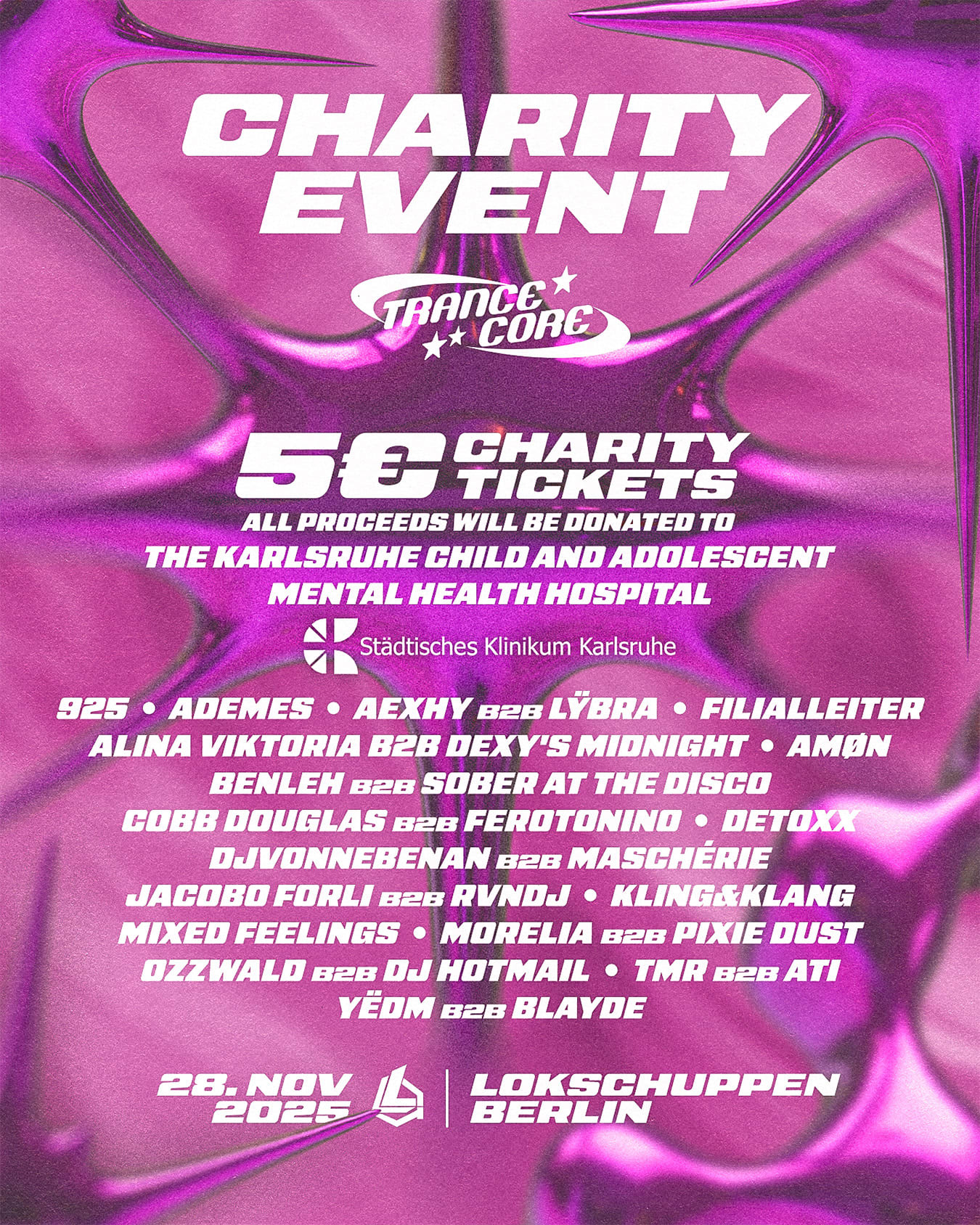Trancecore Charity Event (5€ Charity Tickets)