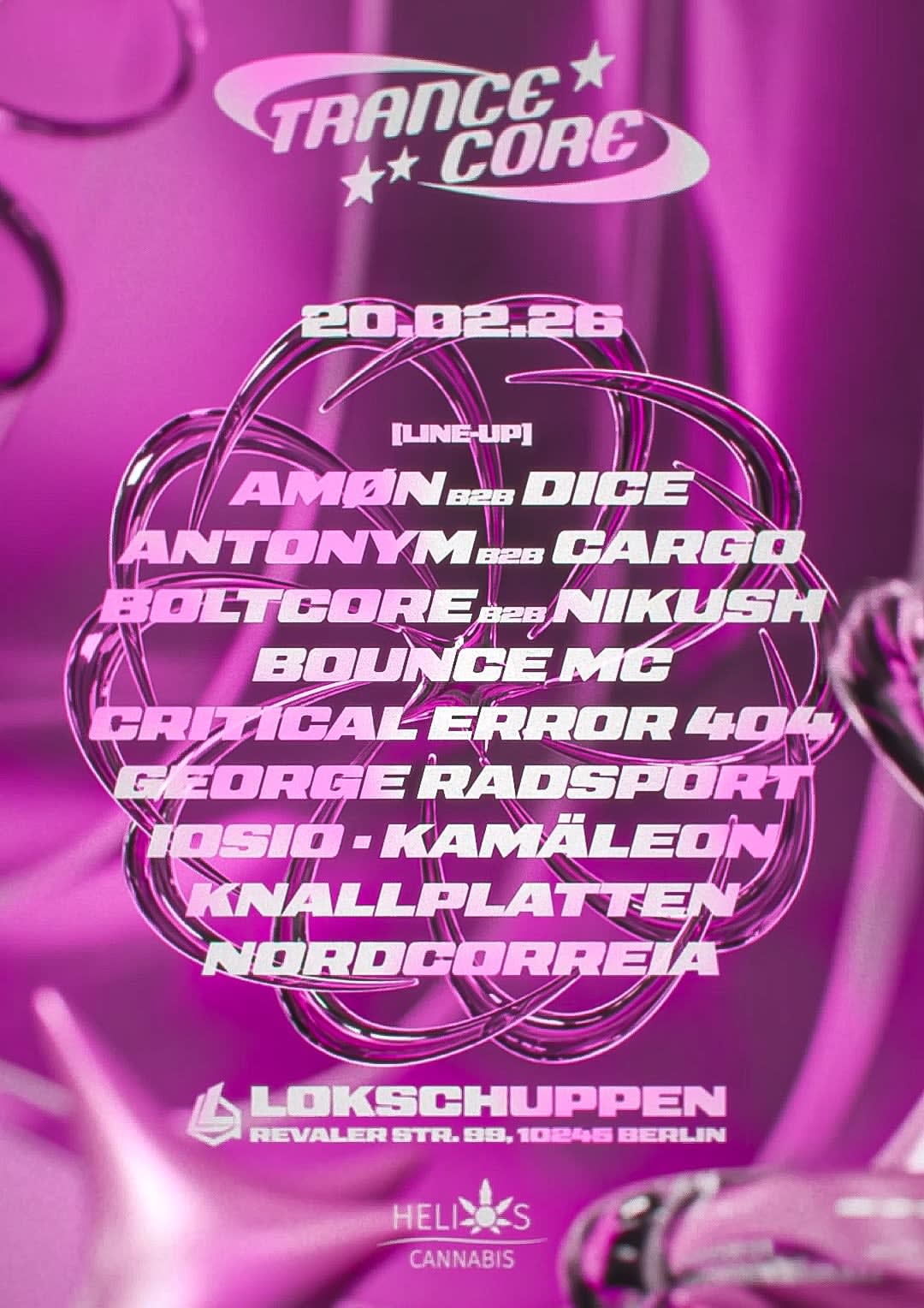 Trancecore /W George Radsport, Dice, Iosio, Cargo, Antonym, Criticalerror404 And Many More