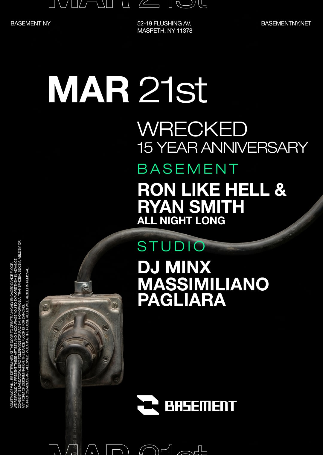 Wrecked 15 Year Anniversary:  Dj Minx / Massimiliano Pagliara / Ron Like Hell & Ryan Smith