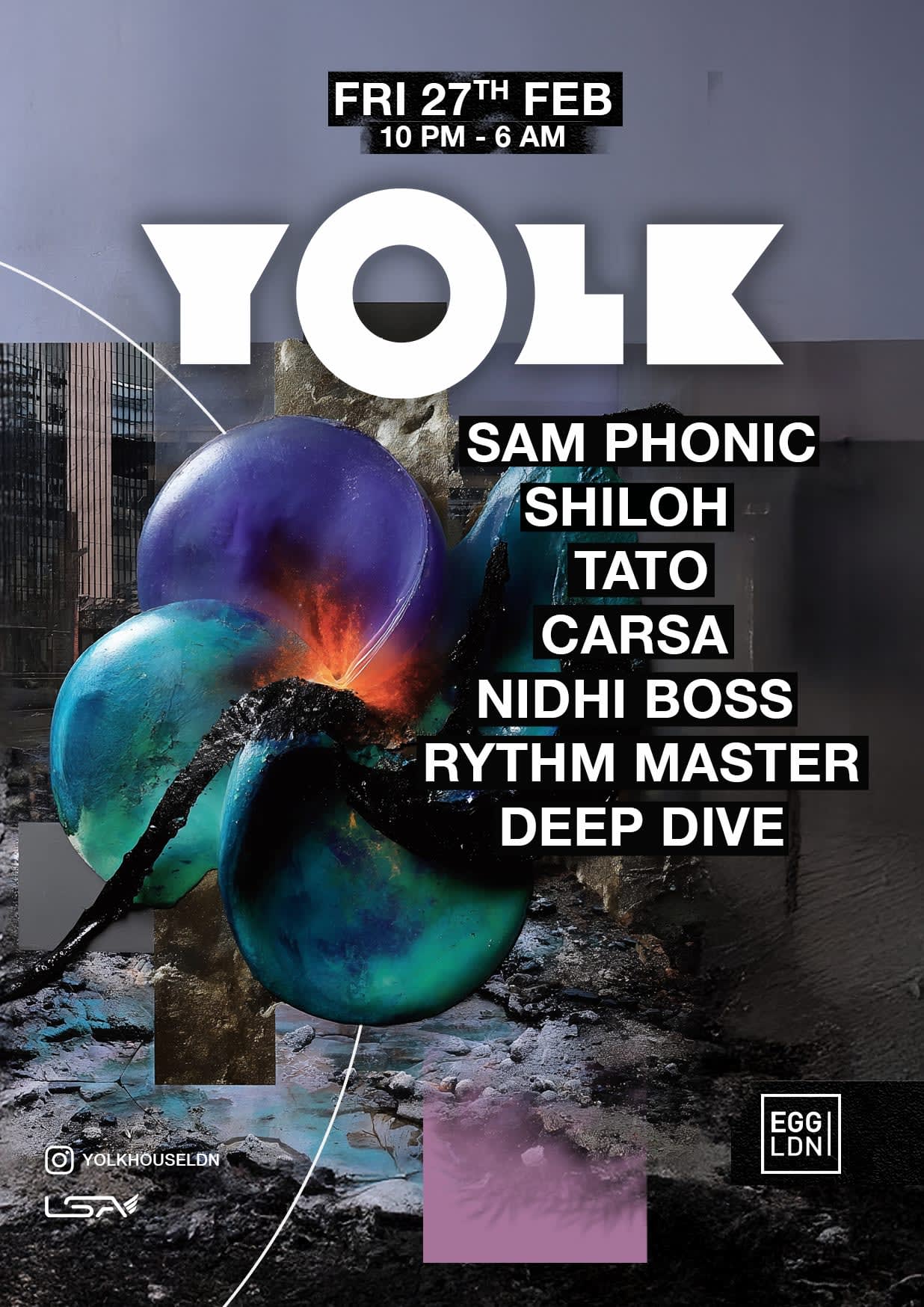 Yolk: House & Tech-House Nights