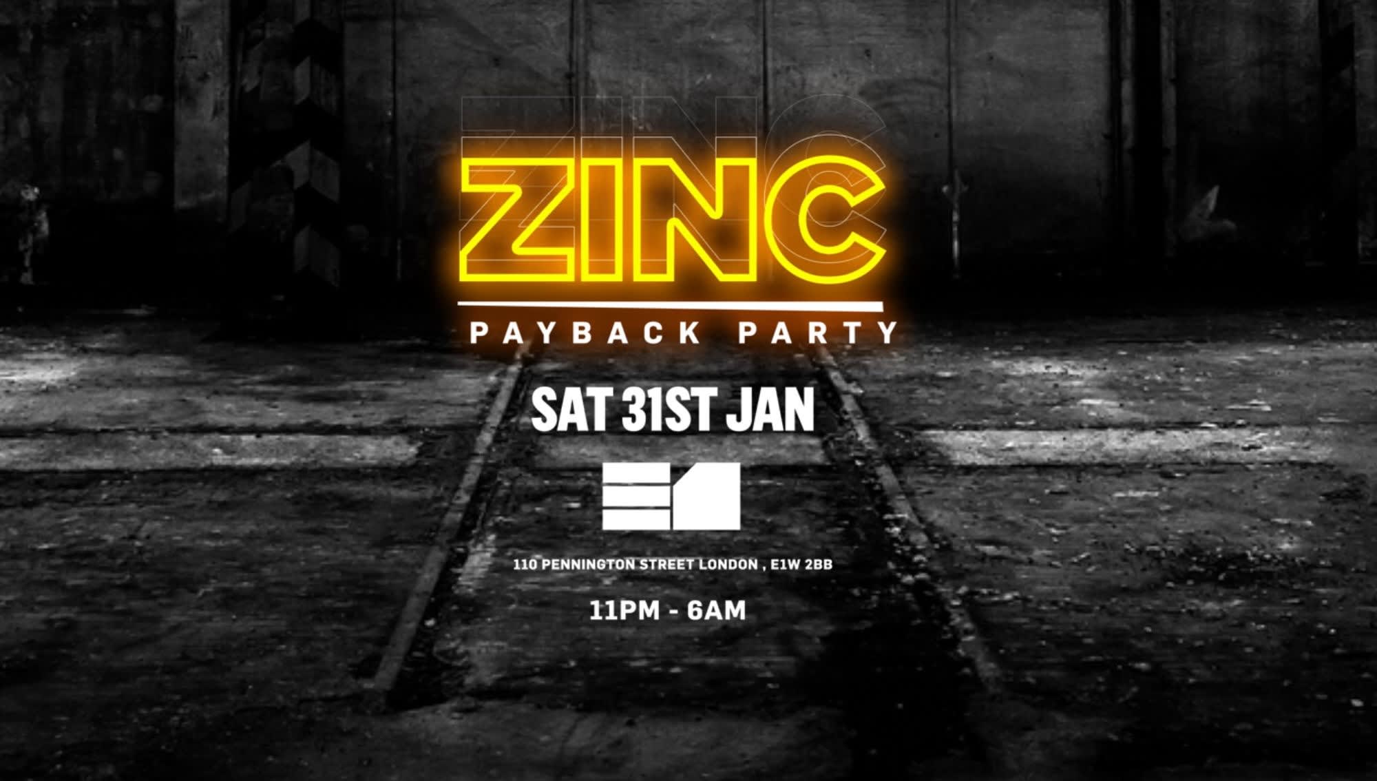 Zinc Payback Party