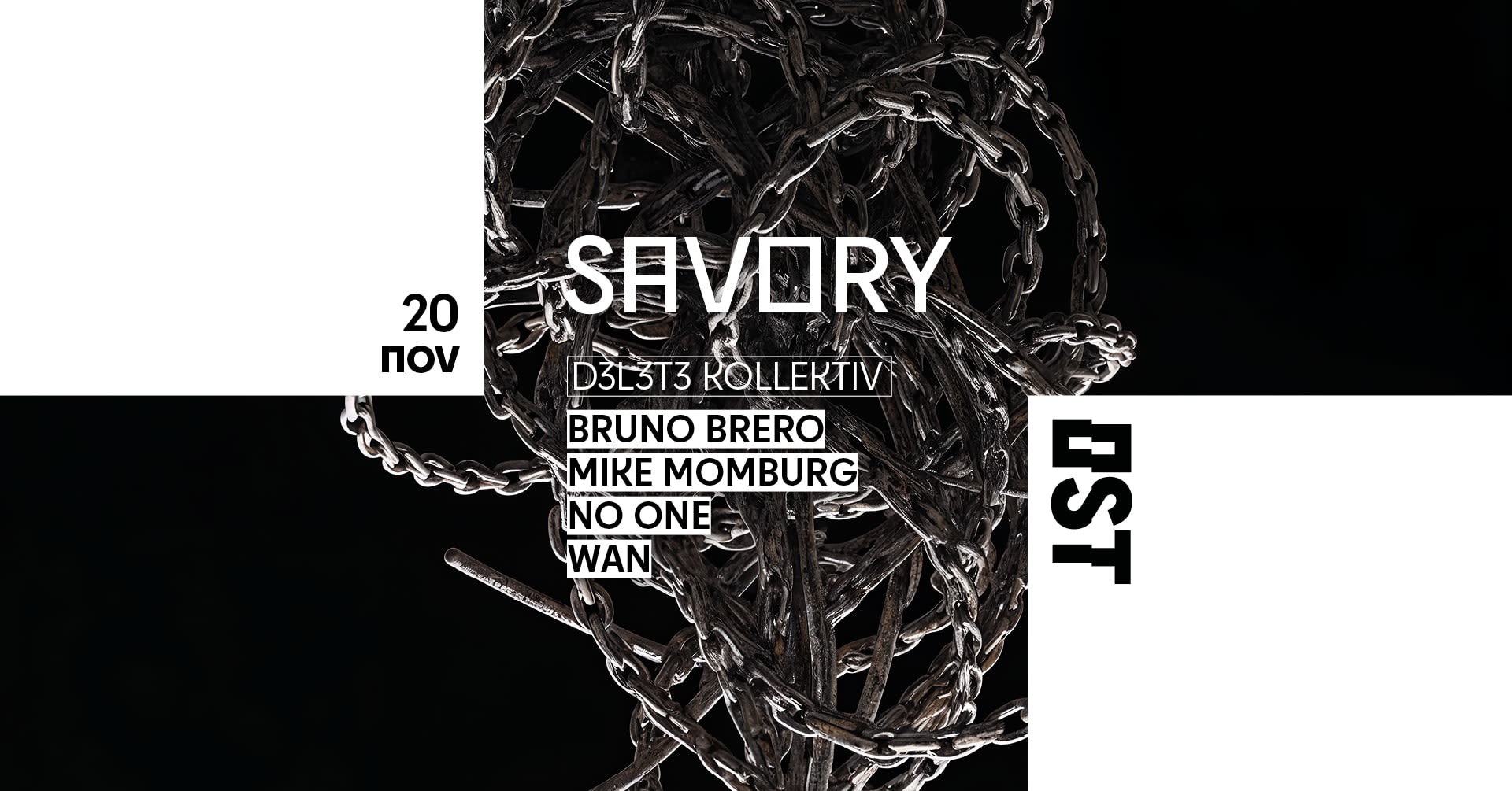 (5€) Savory - Techno Every Thursday
