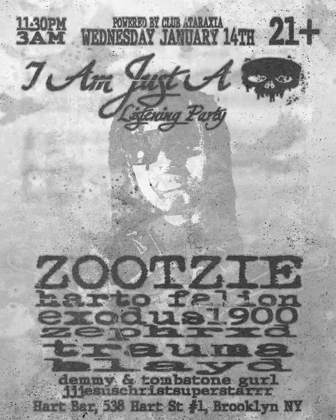 'i Am Just A Head' Zootzie Release Party