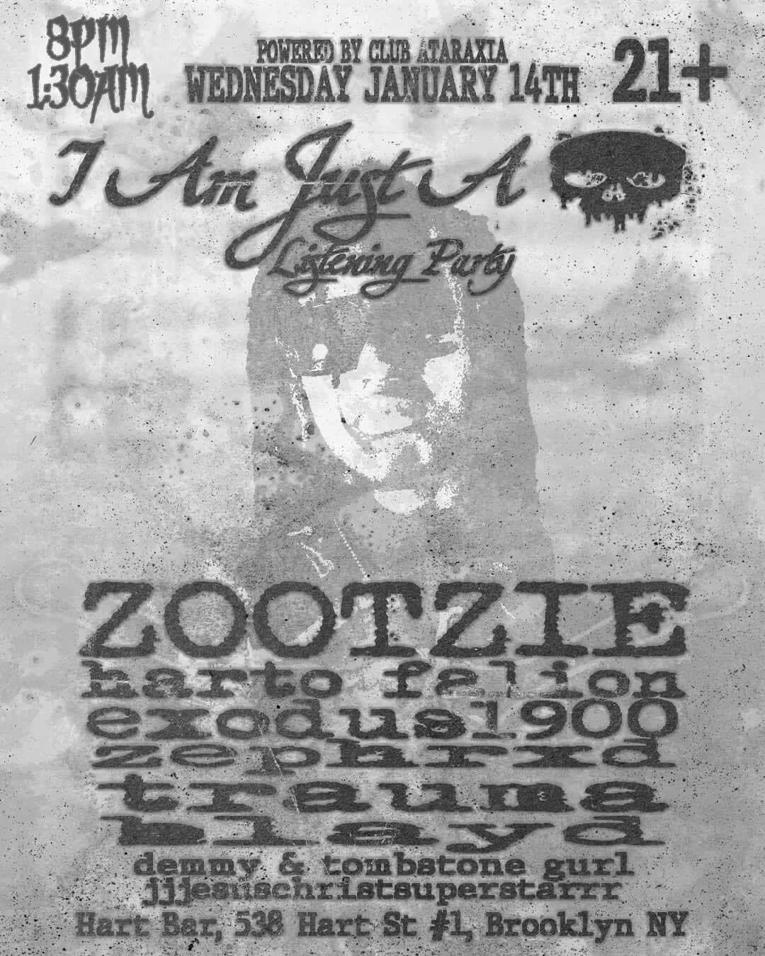 'i Am Just A Head' Zootzie Release Party