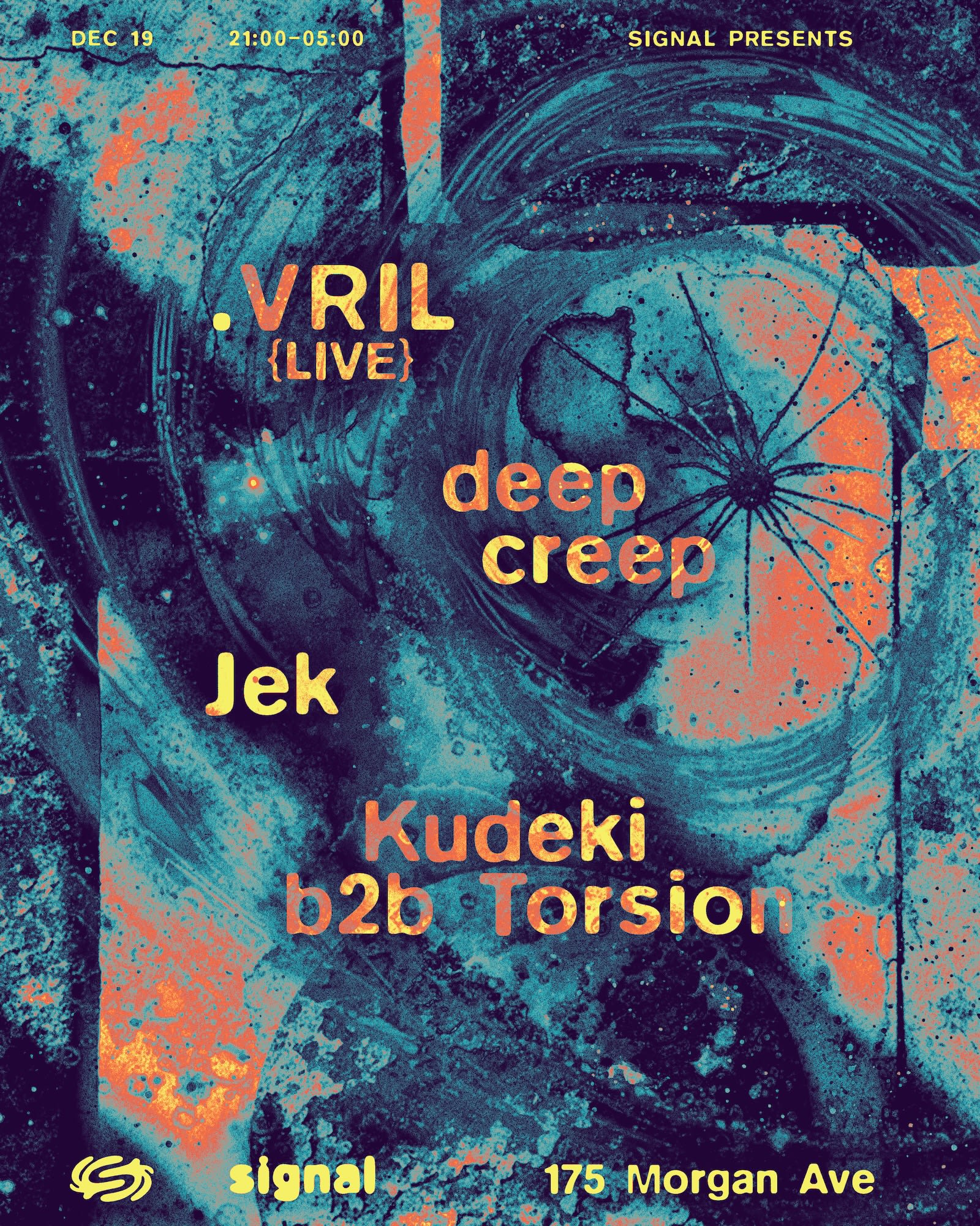 .Vril [Live] , Deep Creep, Jek, Kudeki B2b Torsion
