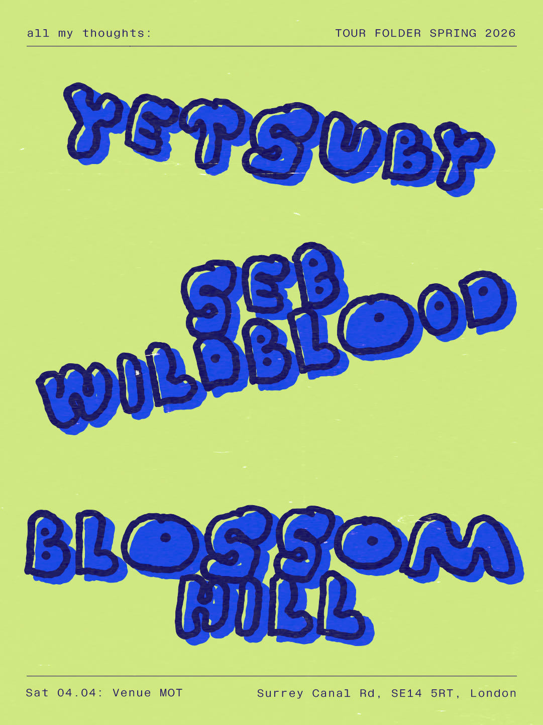 All My Thoughts With Yetsuby, Seb Wildblood, Blossom Hill