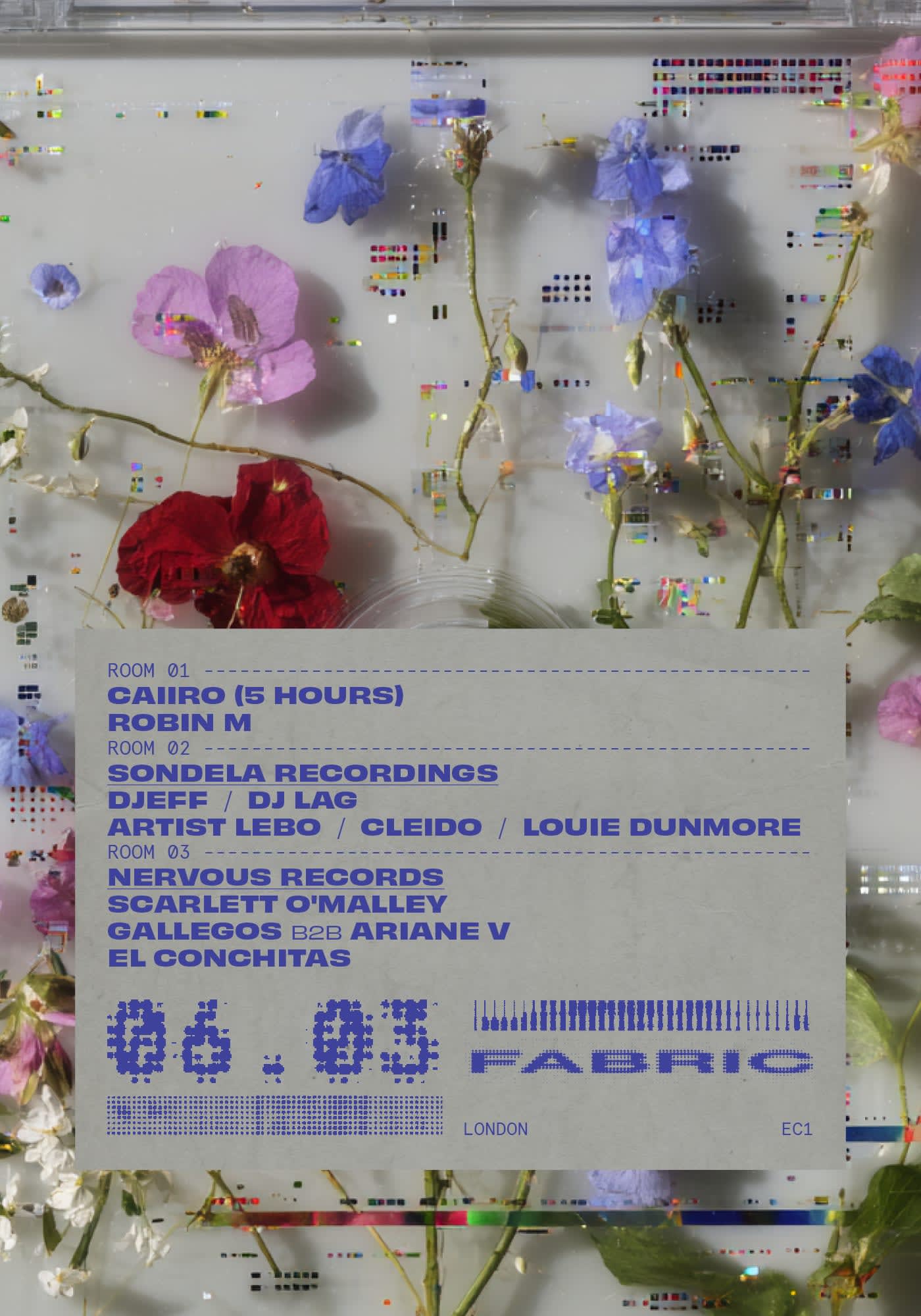 Fabric: Caiiro, Robin M, Djeff, Dj Lag, Artist Lebo, Cleido, Louie Dunmore + More