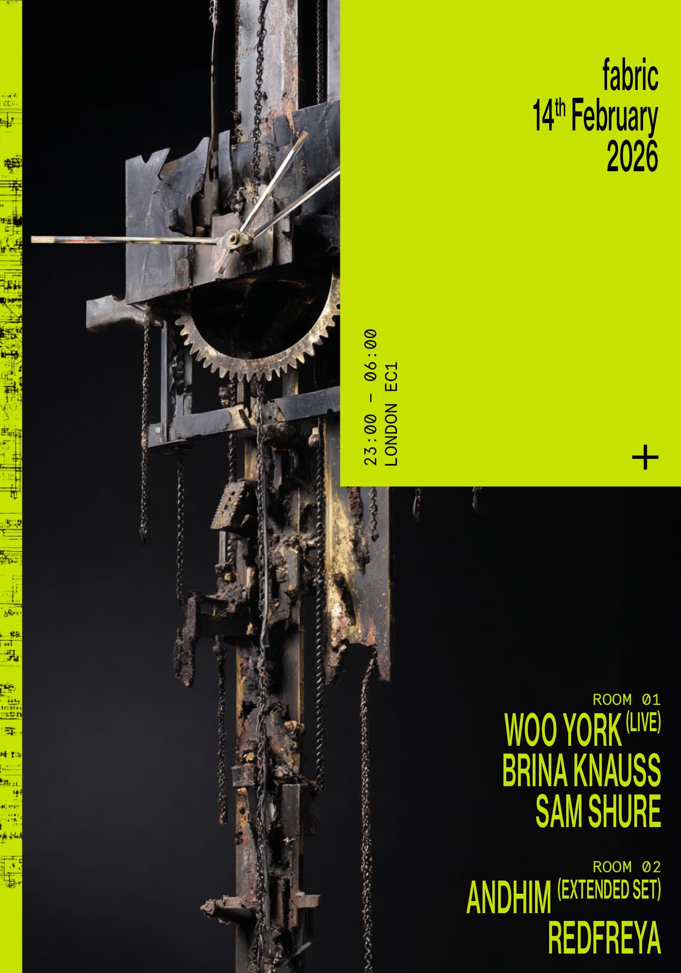 Fabric: Woo York (Live), Brina Knauss, Sam Shure, Andhim, Redfreya