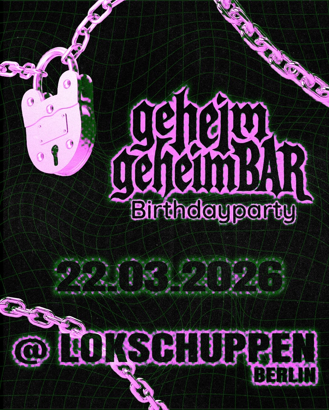 Geheimgeheimbar Pres: G_Derflaschengeist B-Day Party Feat: Stinny Stone,Cobb Douglas,Yëdm,