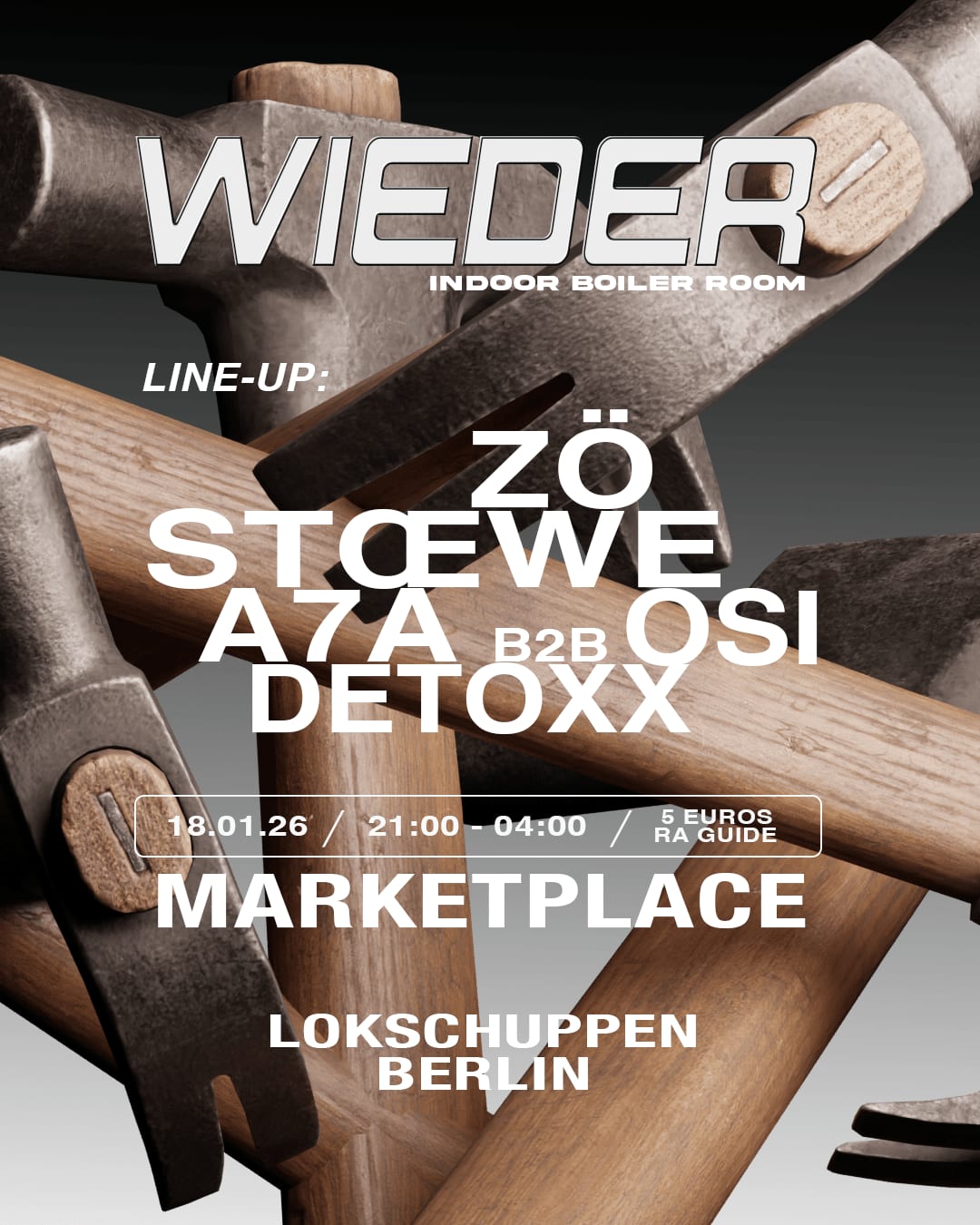 Wieder: Boiler Room Setup + Marketplace