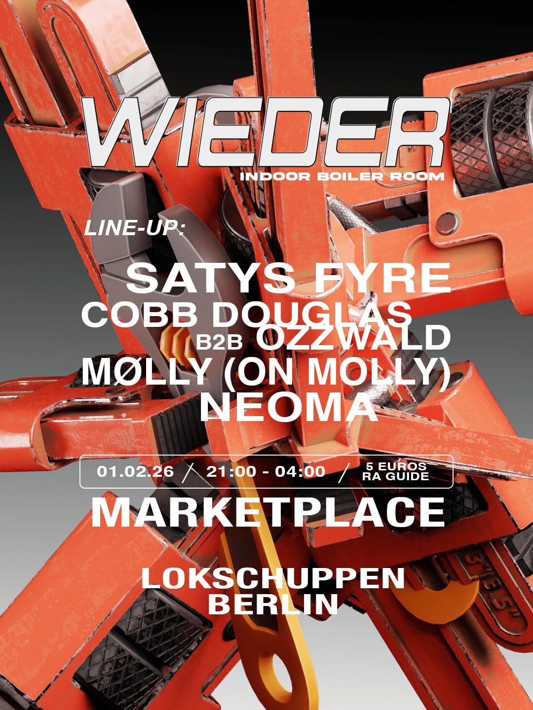 Wieder: Boiler Room Setup + Marketplace