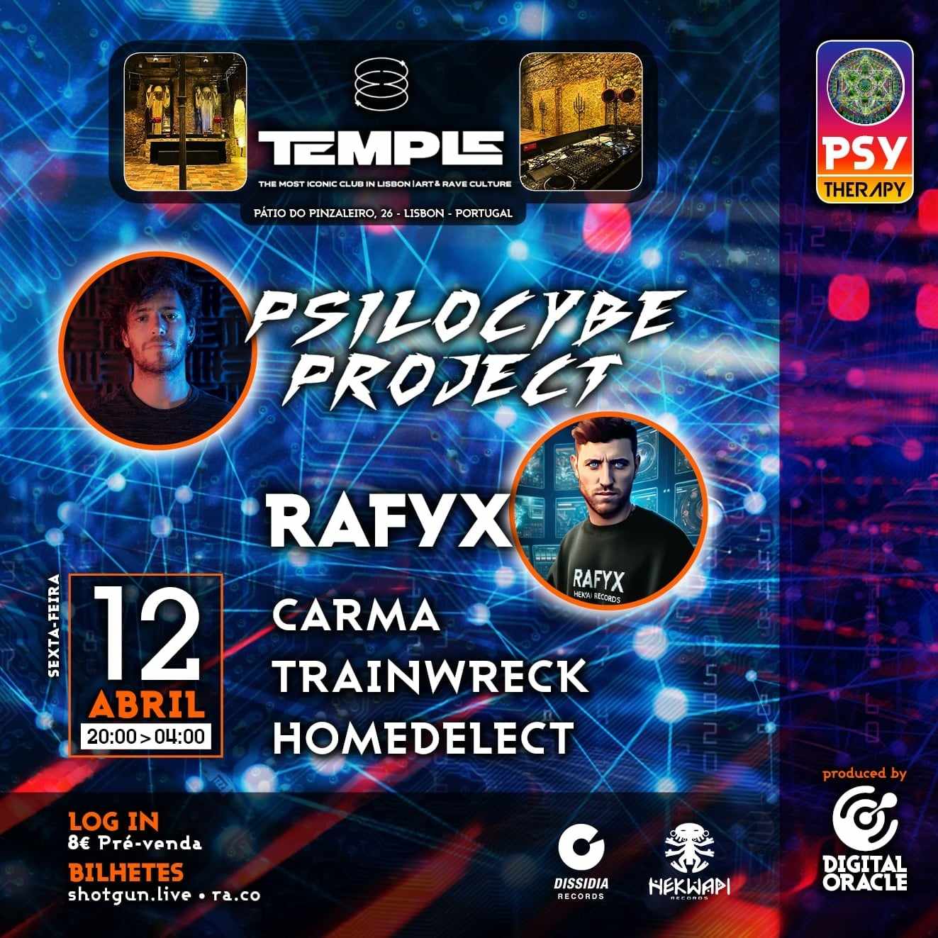 Psilocybe Project & Rafyx @Temple LX