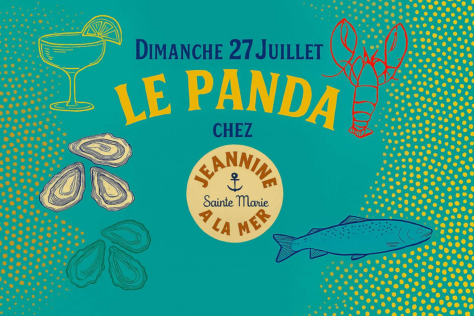 Le Panda Chez Jeannine A La Mer