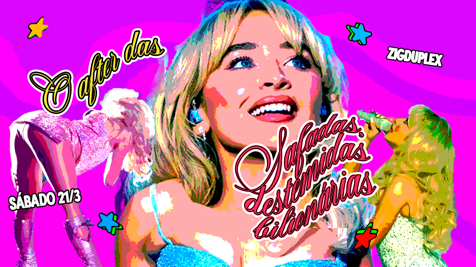 Sabrina: After Das Safadas & Bilionárias Sáb 21/3 @Zigduplex