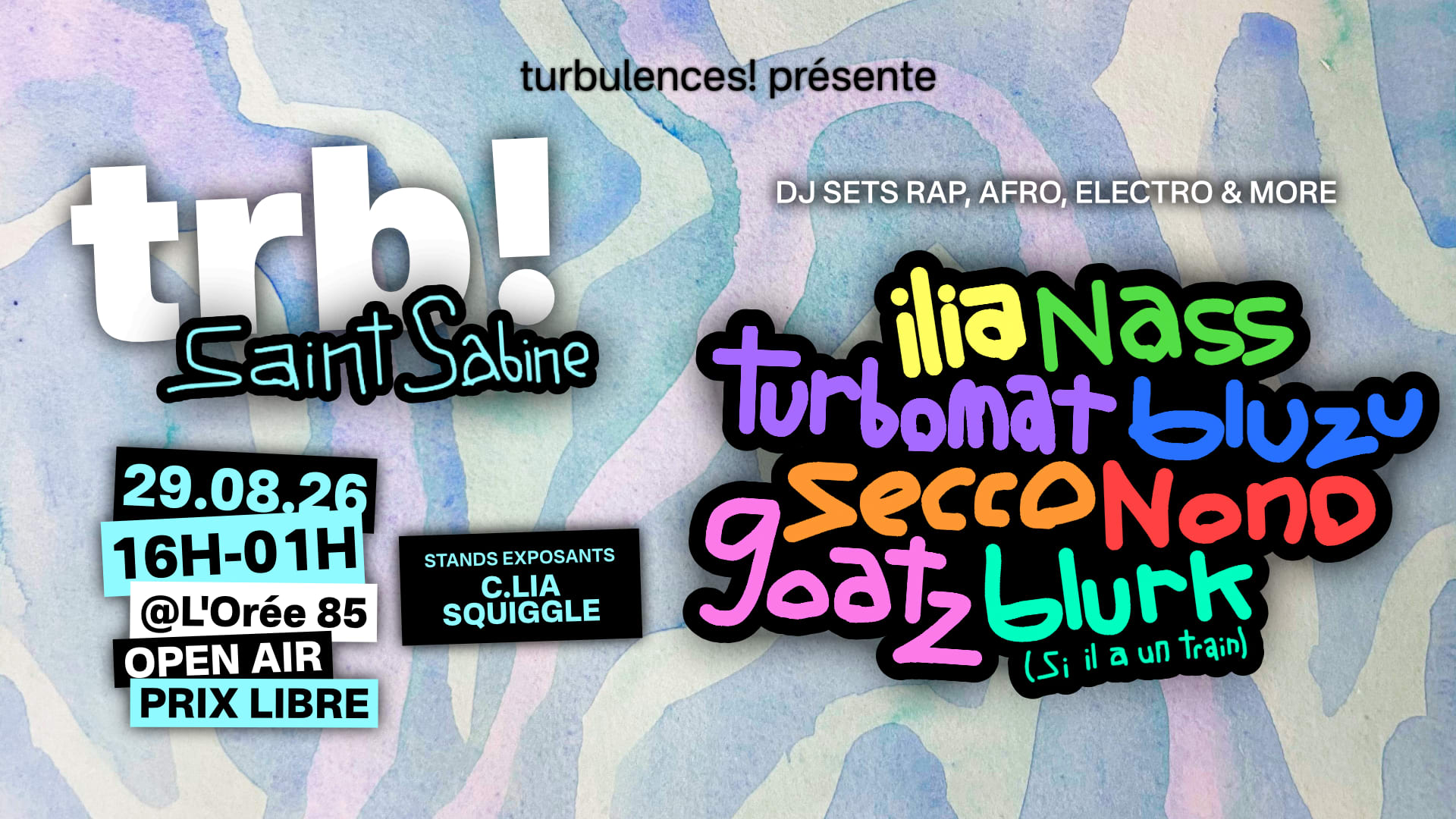 Trb! Saint Sabine - Open Air @ L’Orée 85