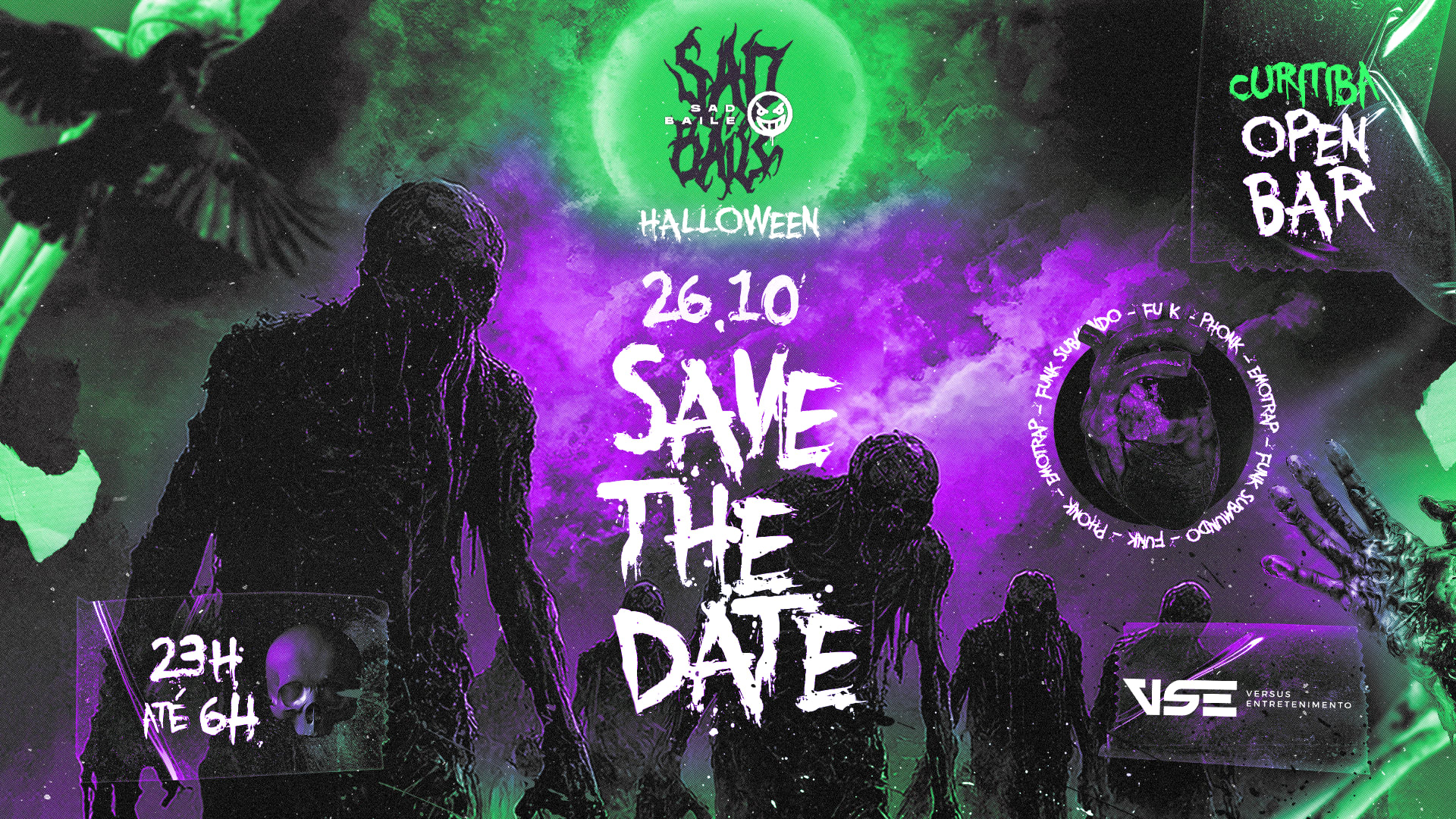 Sadbaile Cwb Halloween - Emotrap . Phonk . Funk - Openbar